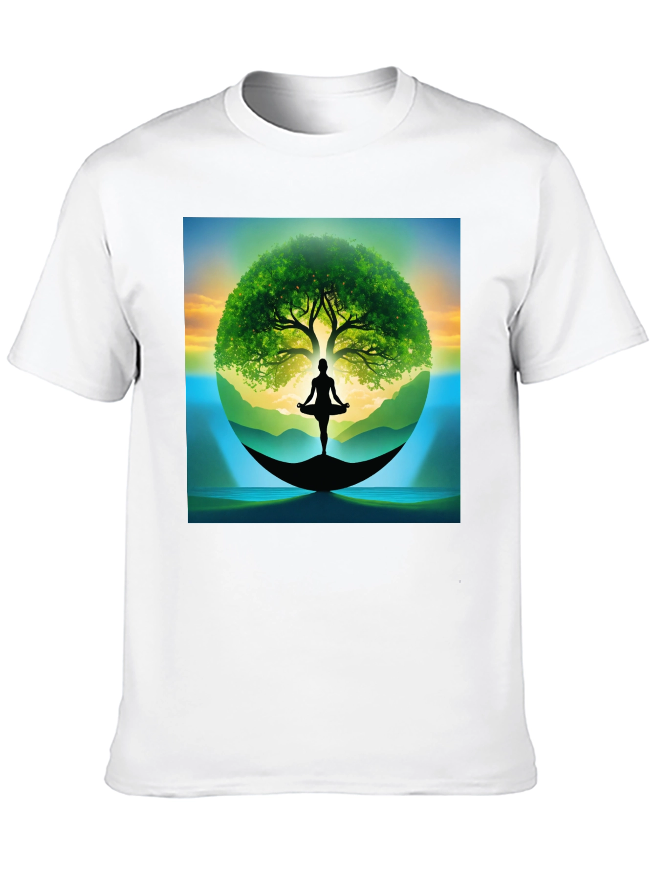 Zen Tree of Life Yoga T-Shirt