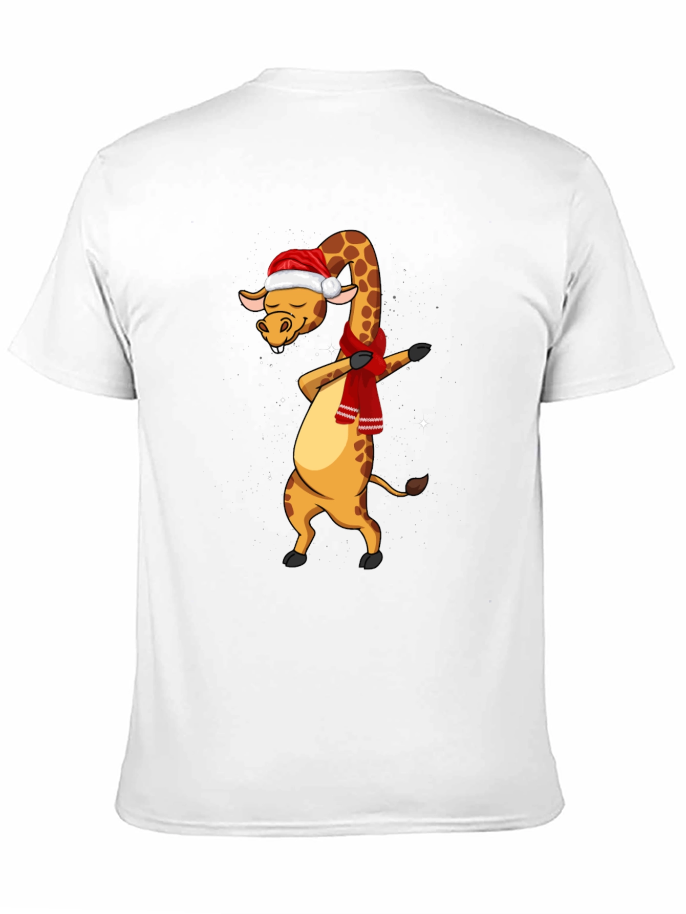 Dabbing Giraffe Christmas T-Shirt