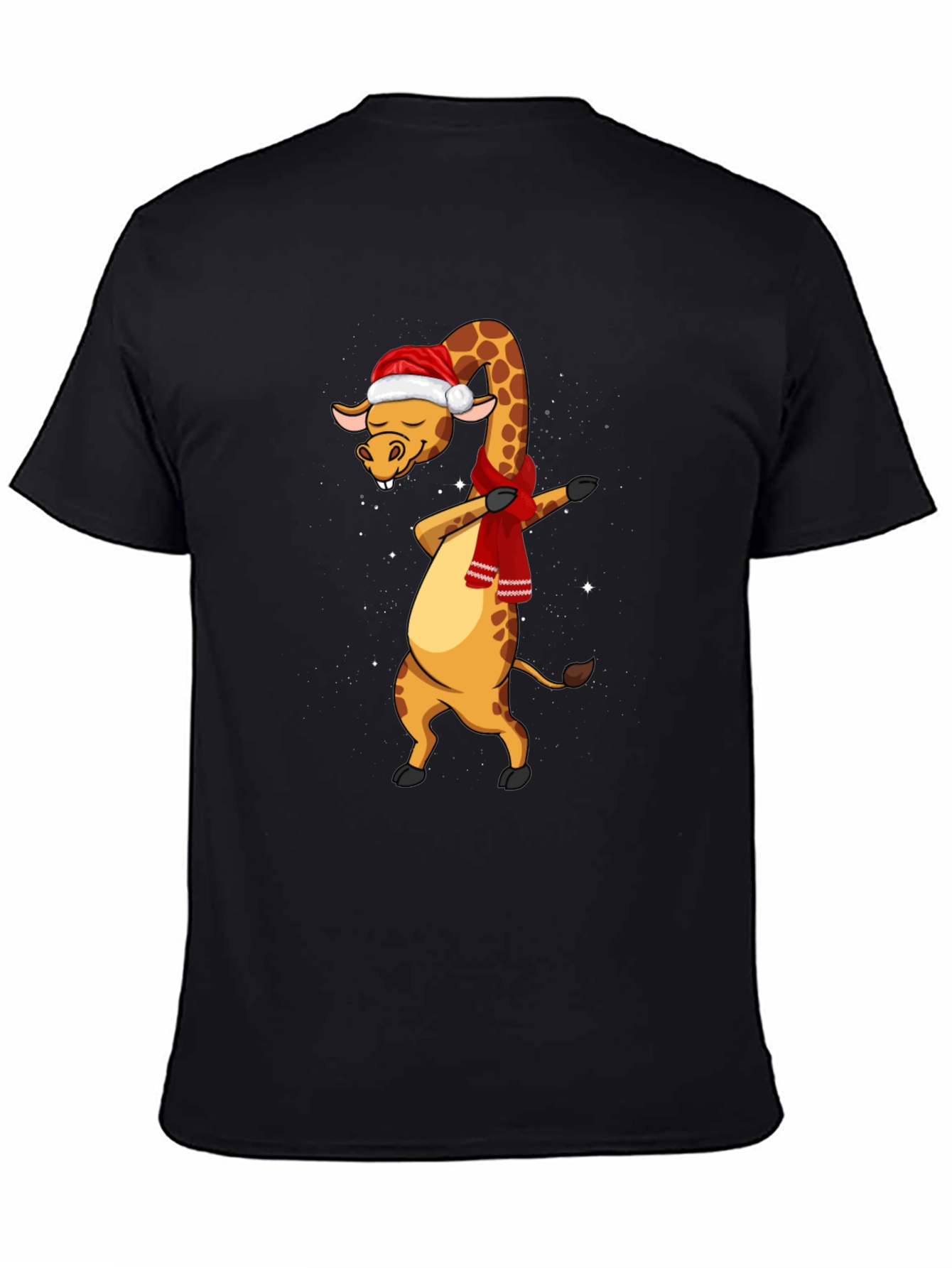 Dabbing Giraffe Christmas T-Shirt