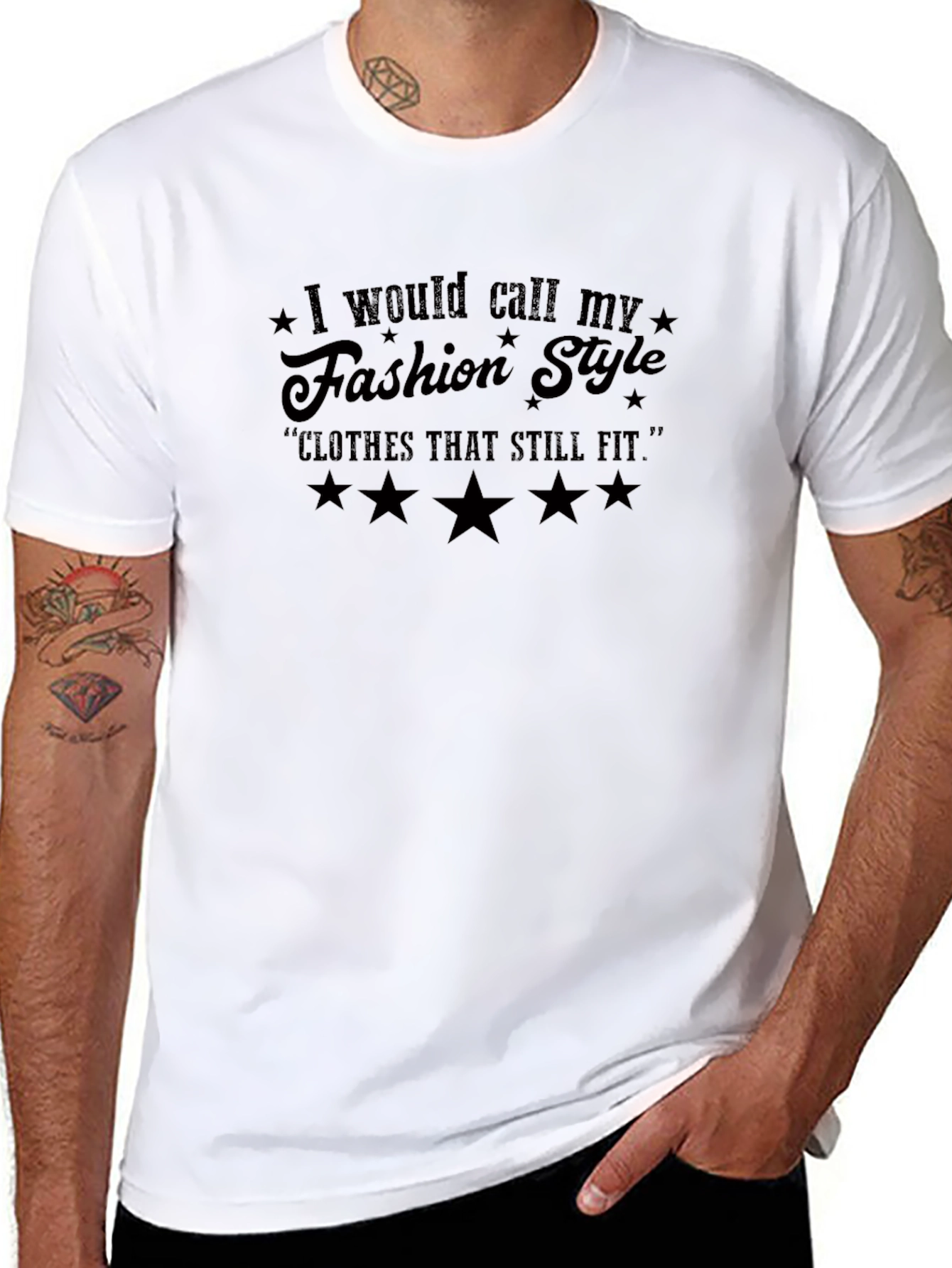 Funny Fashion Style T-Shirt: Clothes That Still Fit!