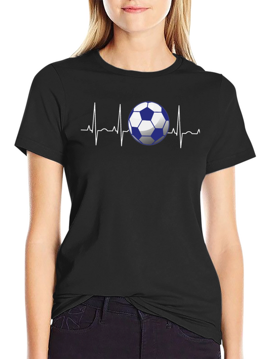 Soccer Heartbeat Graphic Tee