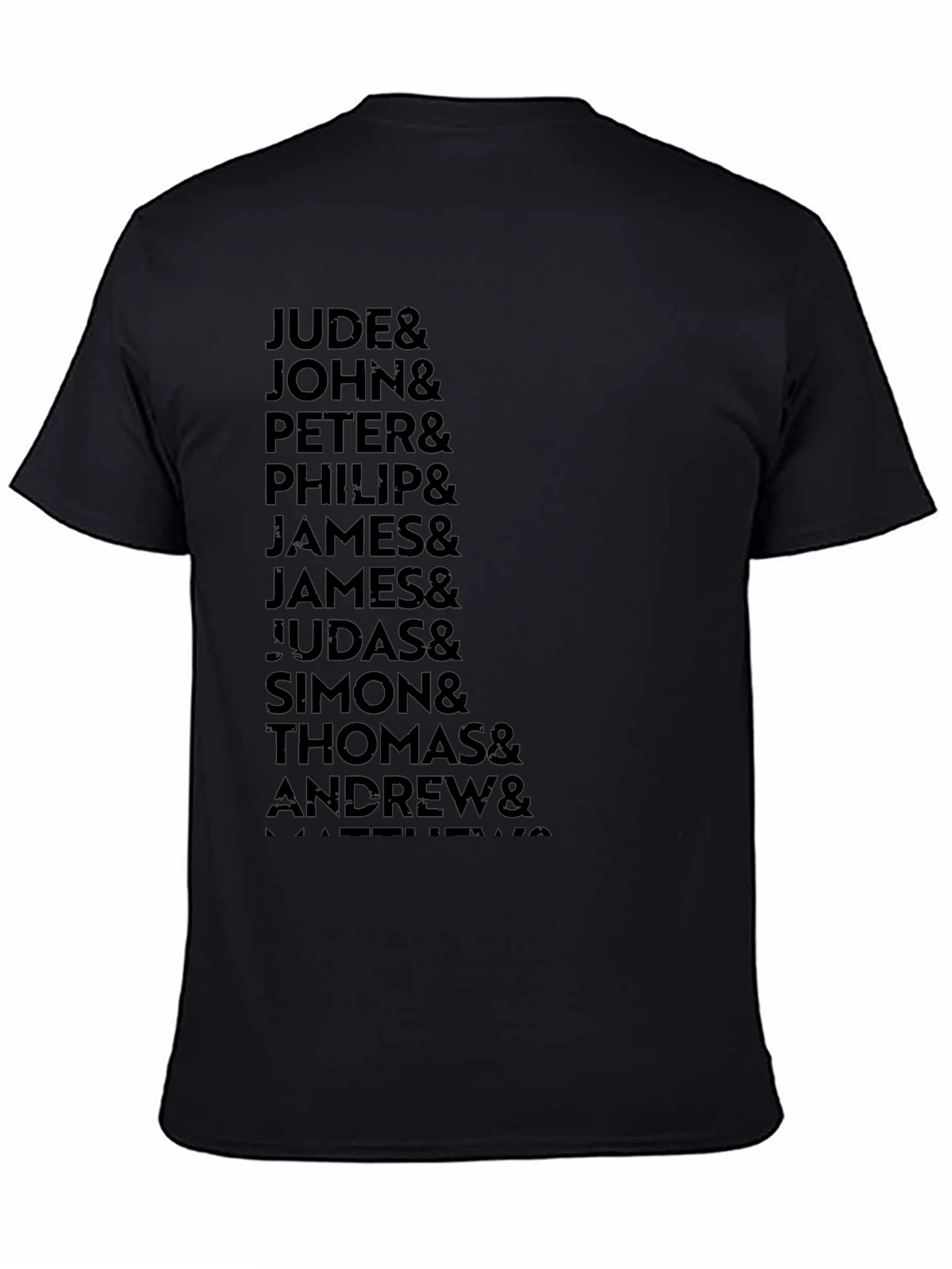Twelve Apostles T-Shirt - Black