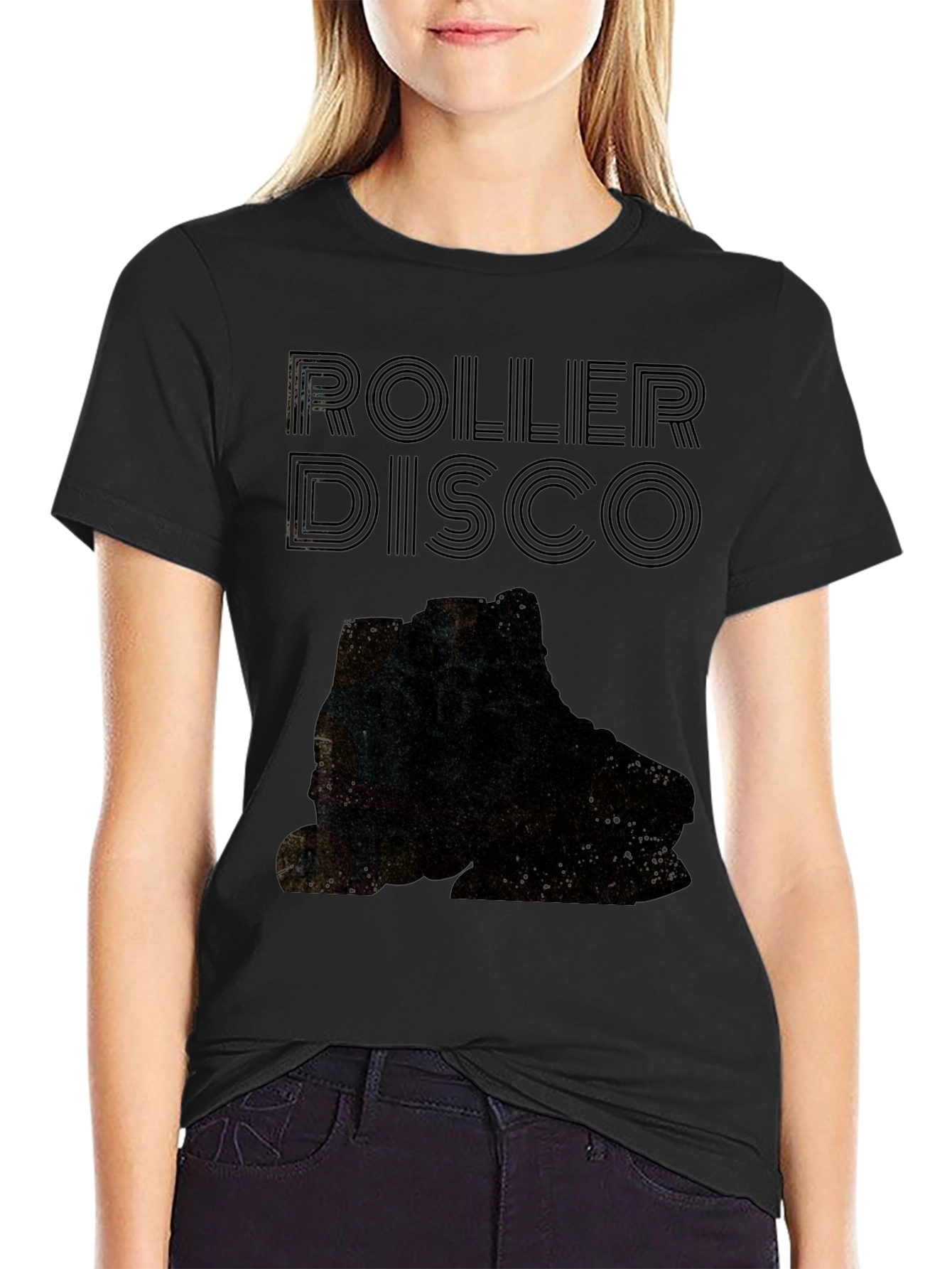 Roller Disco T-Shirt - Retro Skate Design