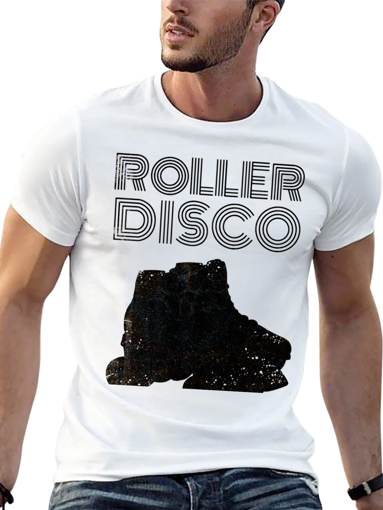 Roller Disco T-Shirt - Retro Skate Design