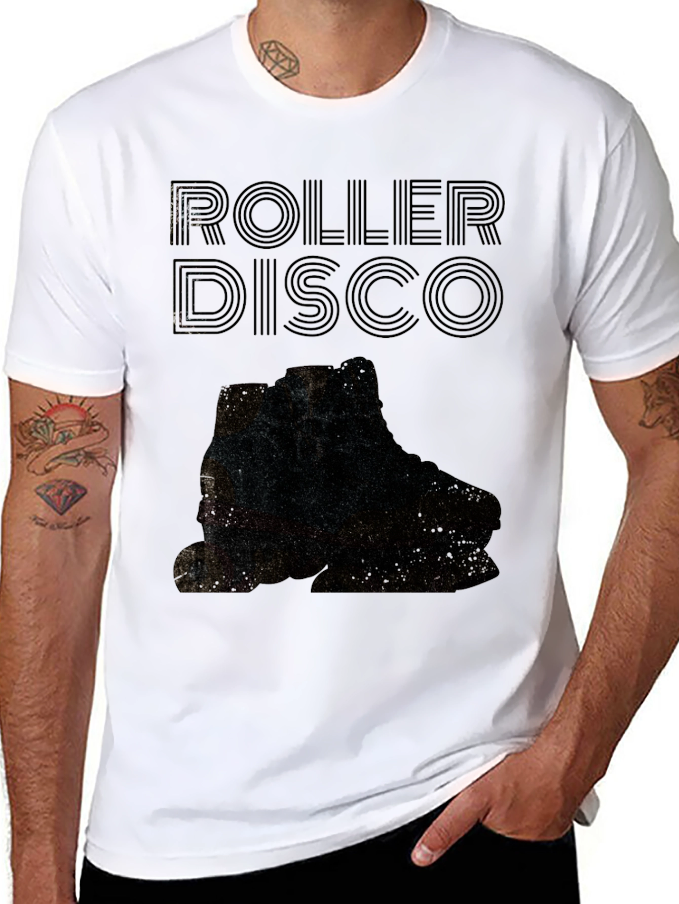 Roller Disco T-Shirt - Retro Skate Design