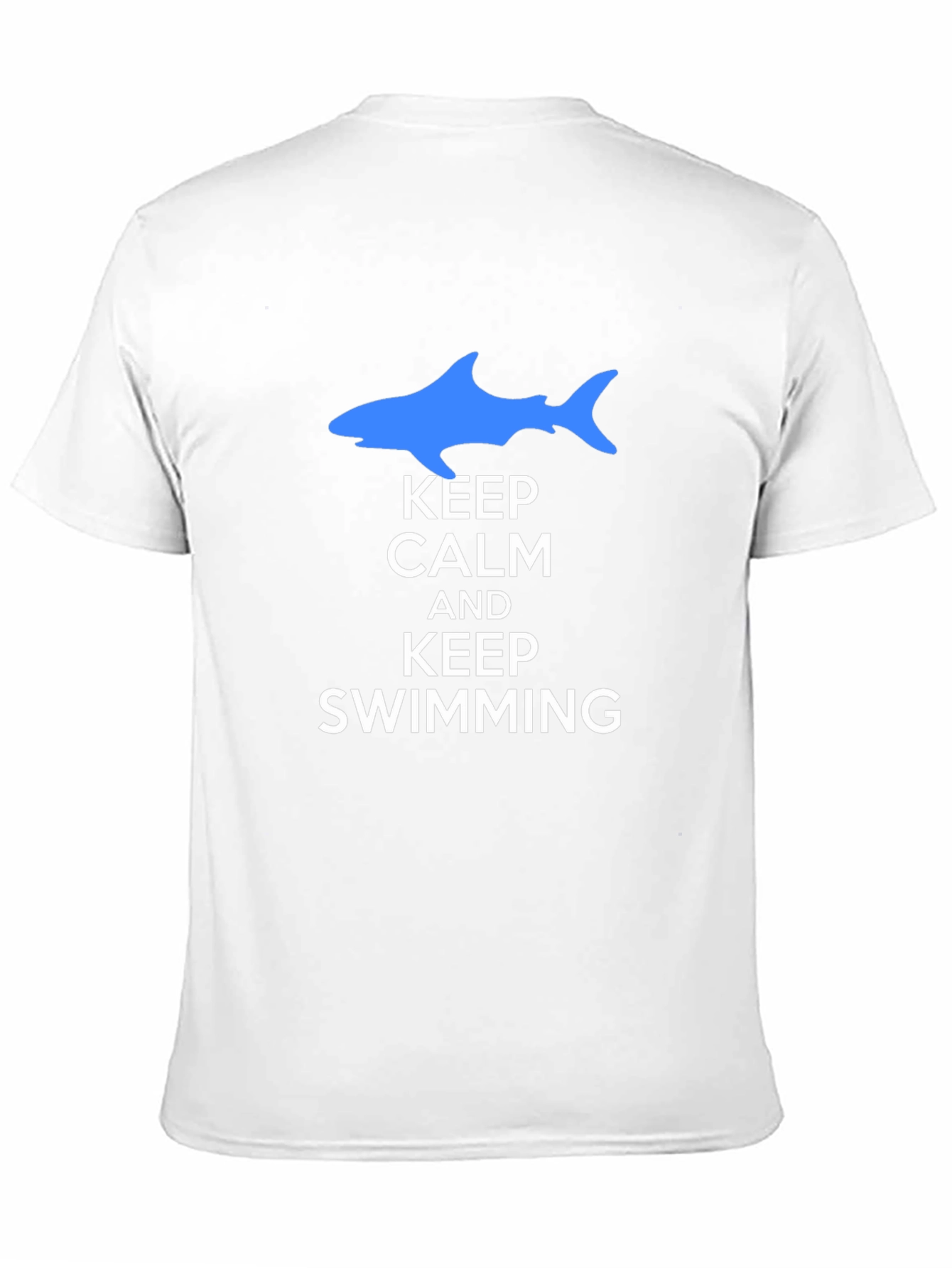 Keep Calm and Keep Swimming Black T-Shirt
