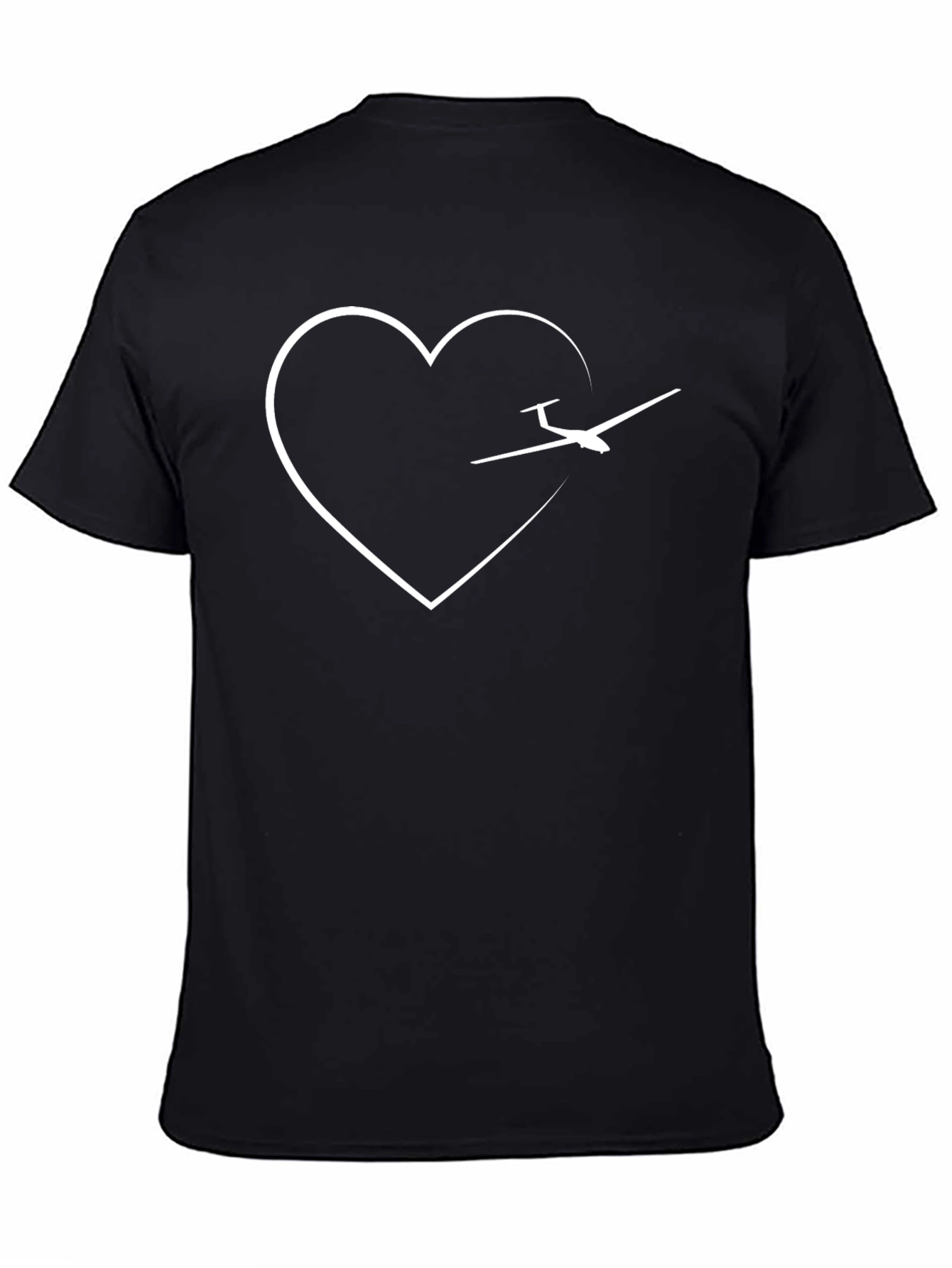 Heart Glider T-Shirt - Aviation Love