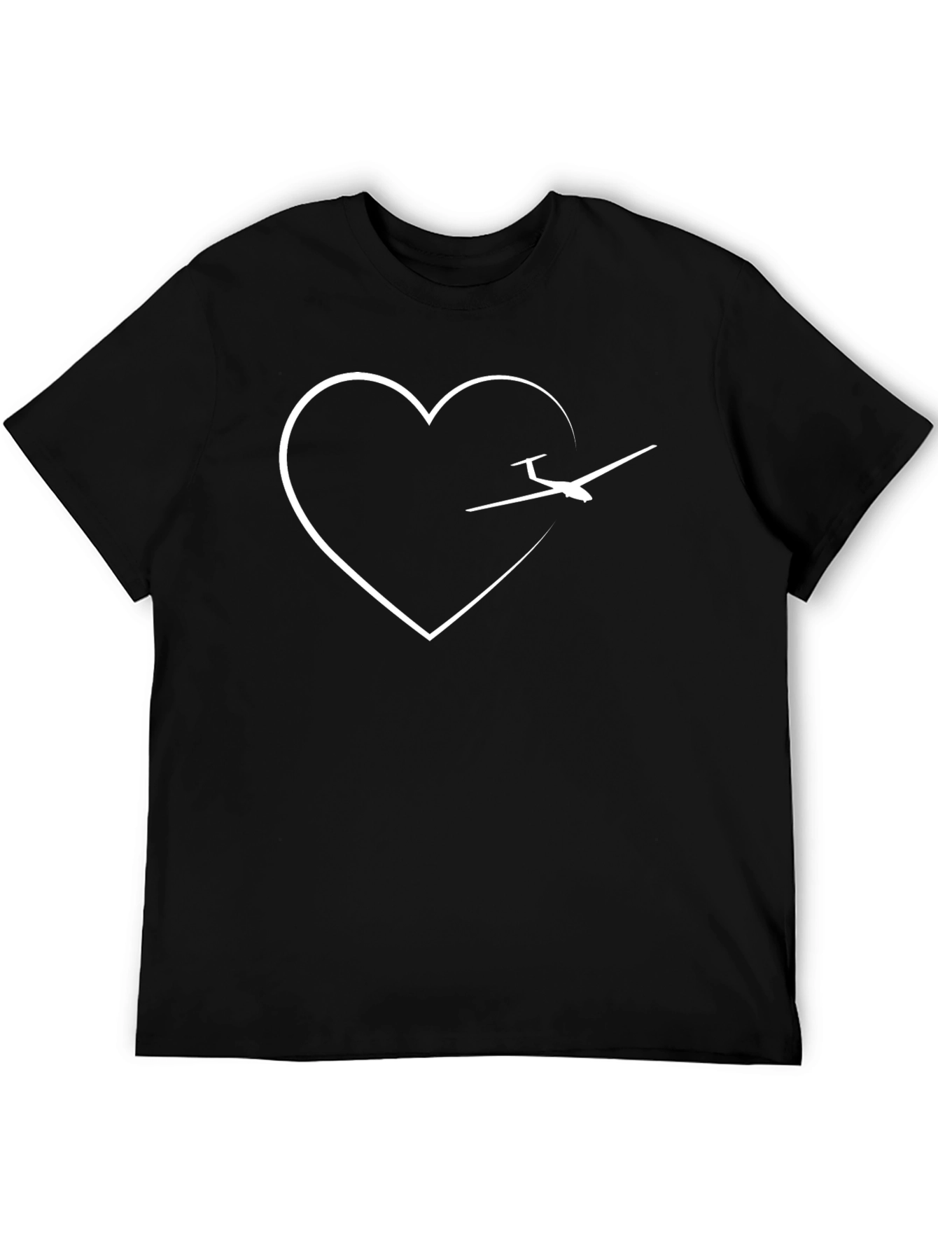 Heart Glider T-Shirt - Aviation Love