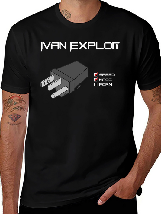 Ivan Exploit Graphic T-Shirt - Speed Mass Form Plug