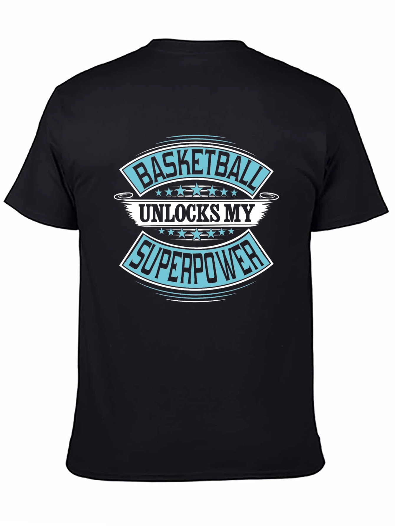 Basketball Superpower Graphic T-Shirt