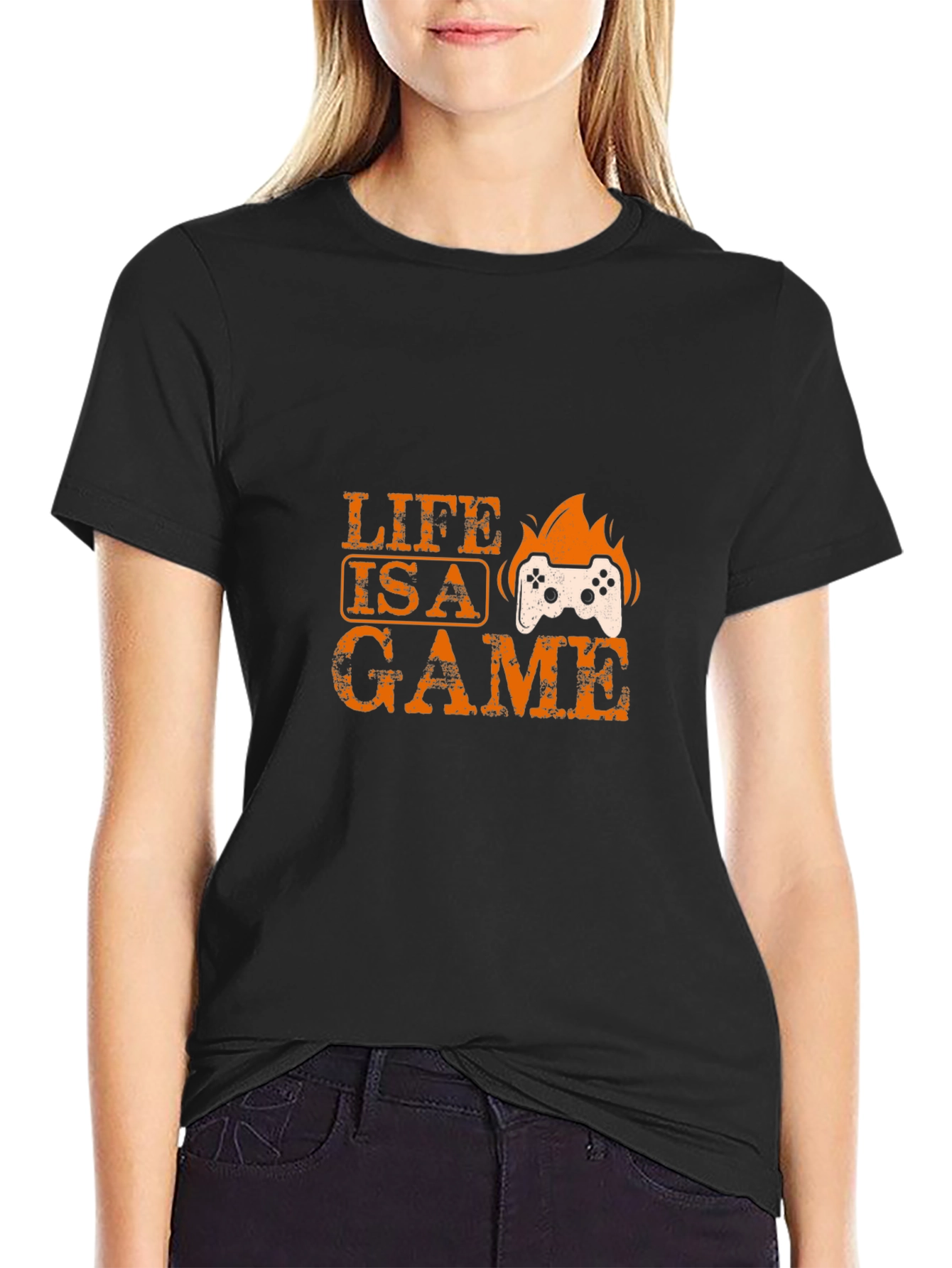 Life Is a Game Graphic Tee - Gamer T-Shirt
