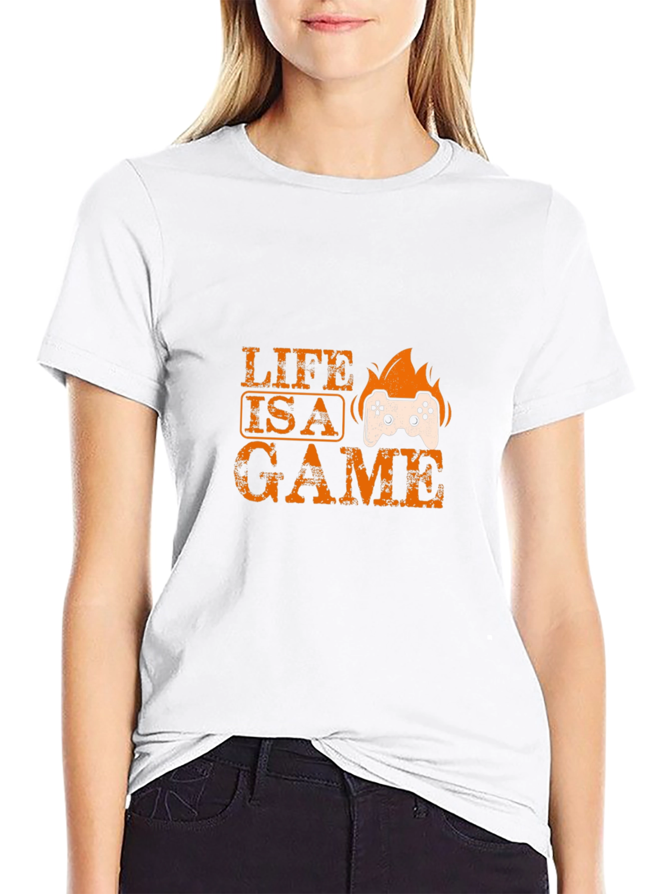 Life Is a Game Graphic Tee - Gamer T-Shirt