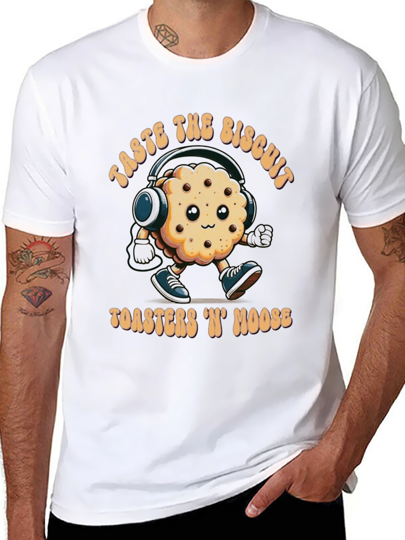 Taste the Biscuit Tee - Funny Foodie Graphic T-Shirt
