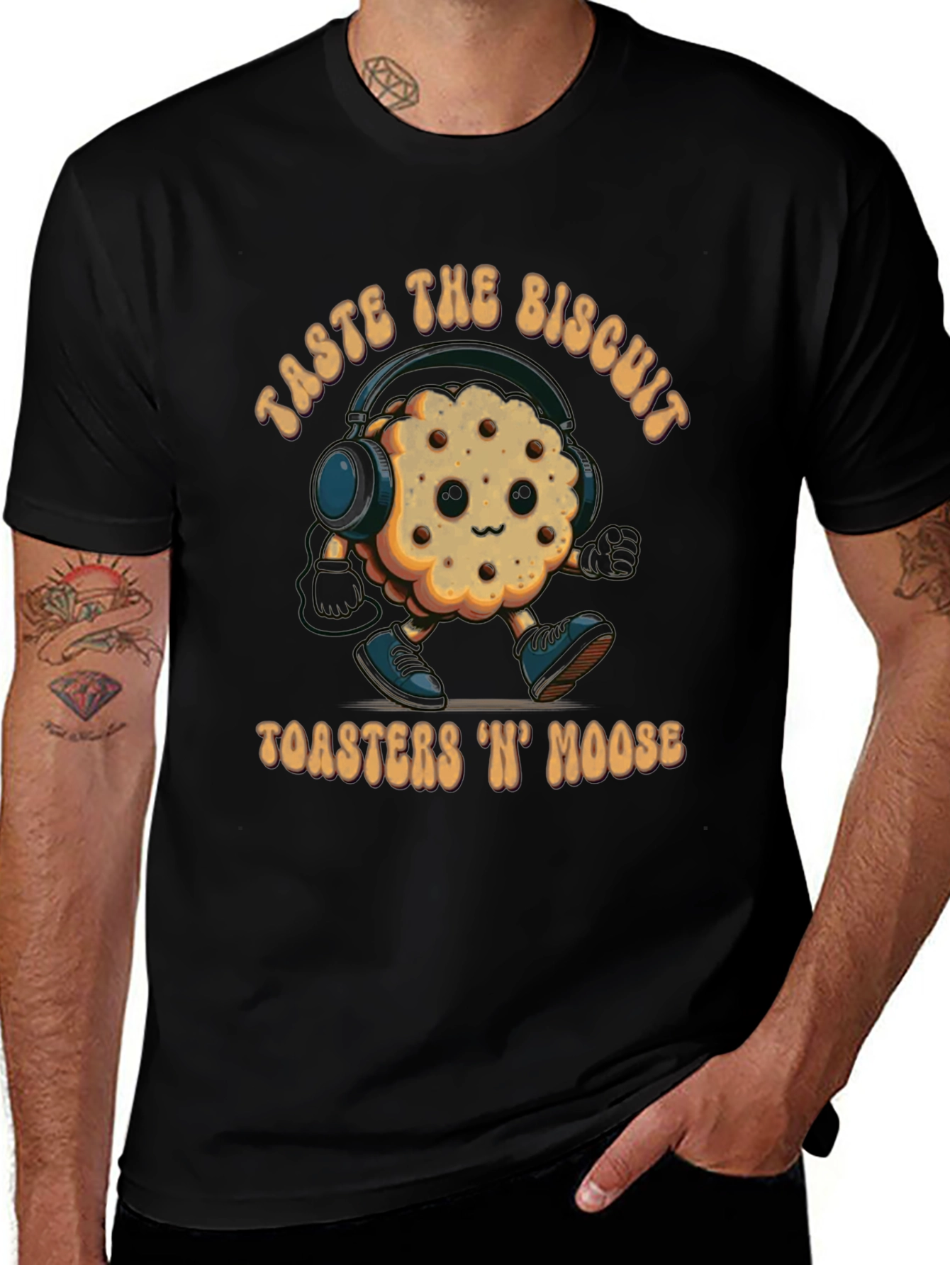 Taste the Biscuit Tee - Funny Foodie Graphic T-Shirt