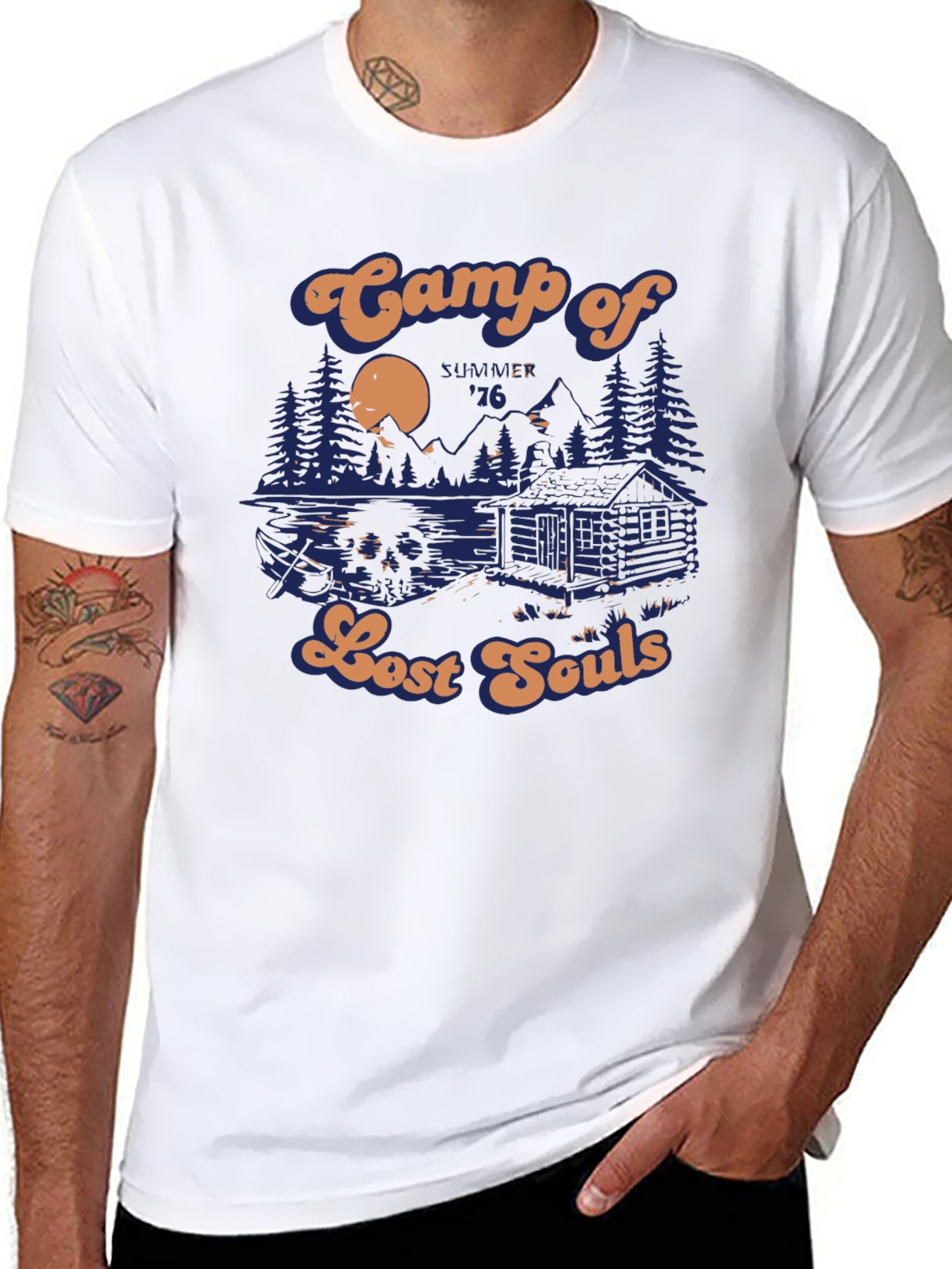 Camp of Lost Souls T-Shirt - Retro Summer 76