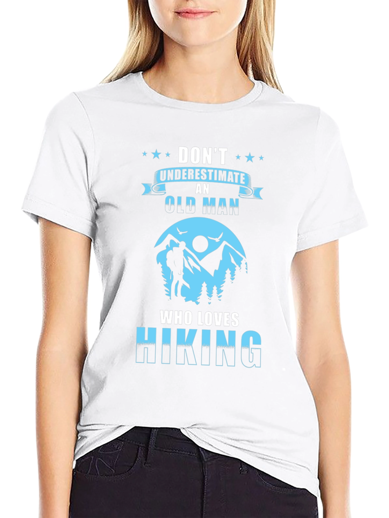 Old Man Hiking T-Shirt