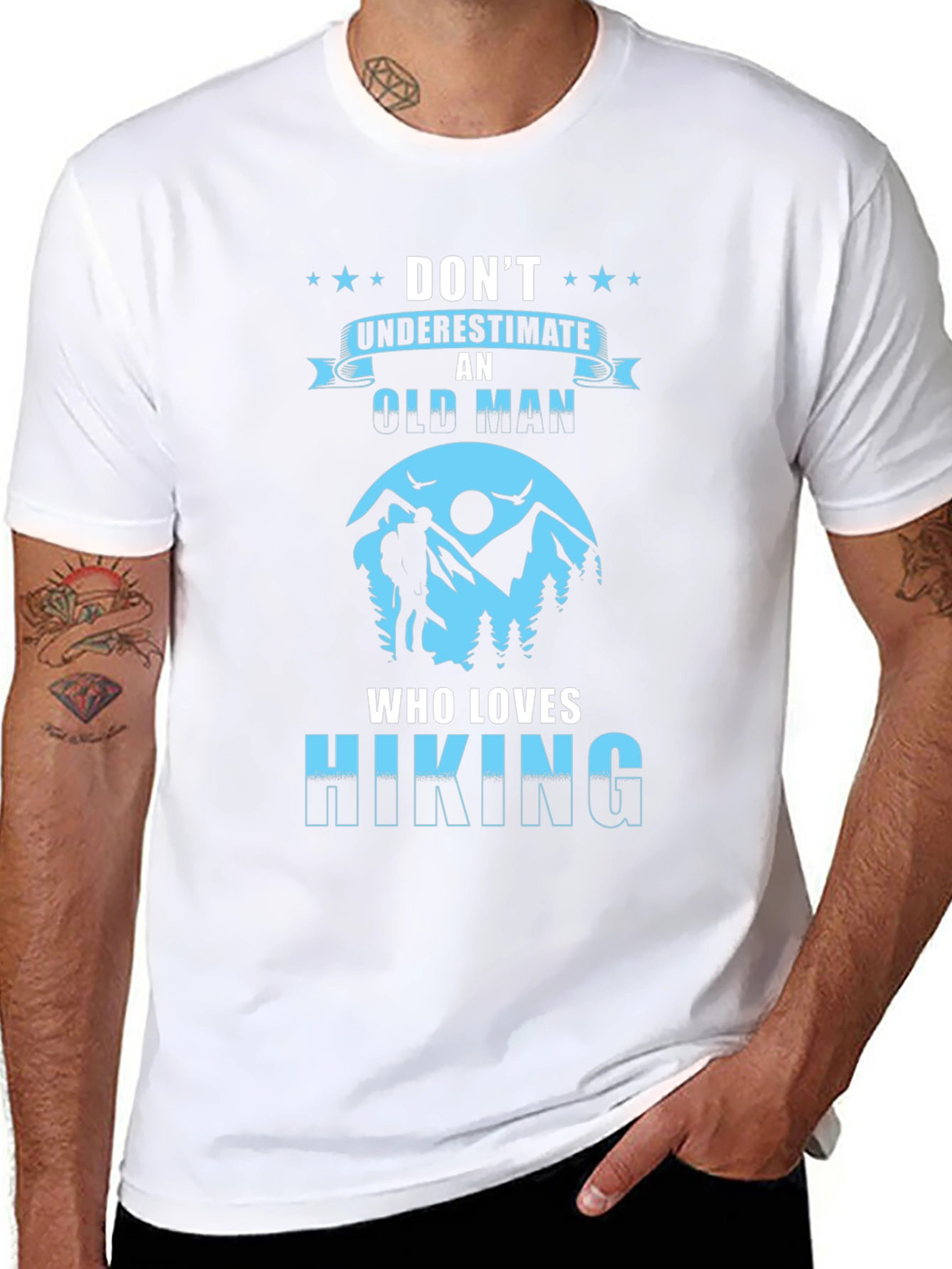 Old Man Hiking T-Shirt