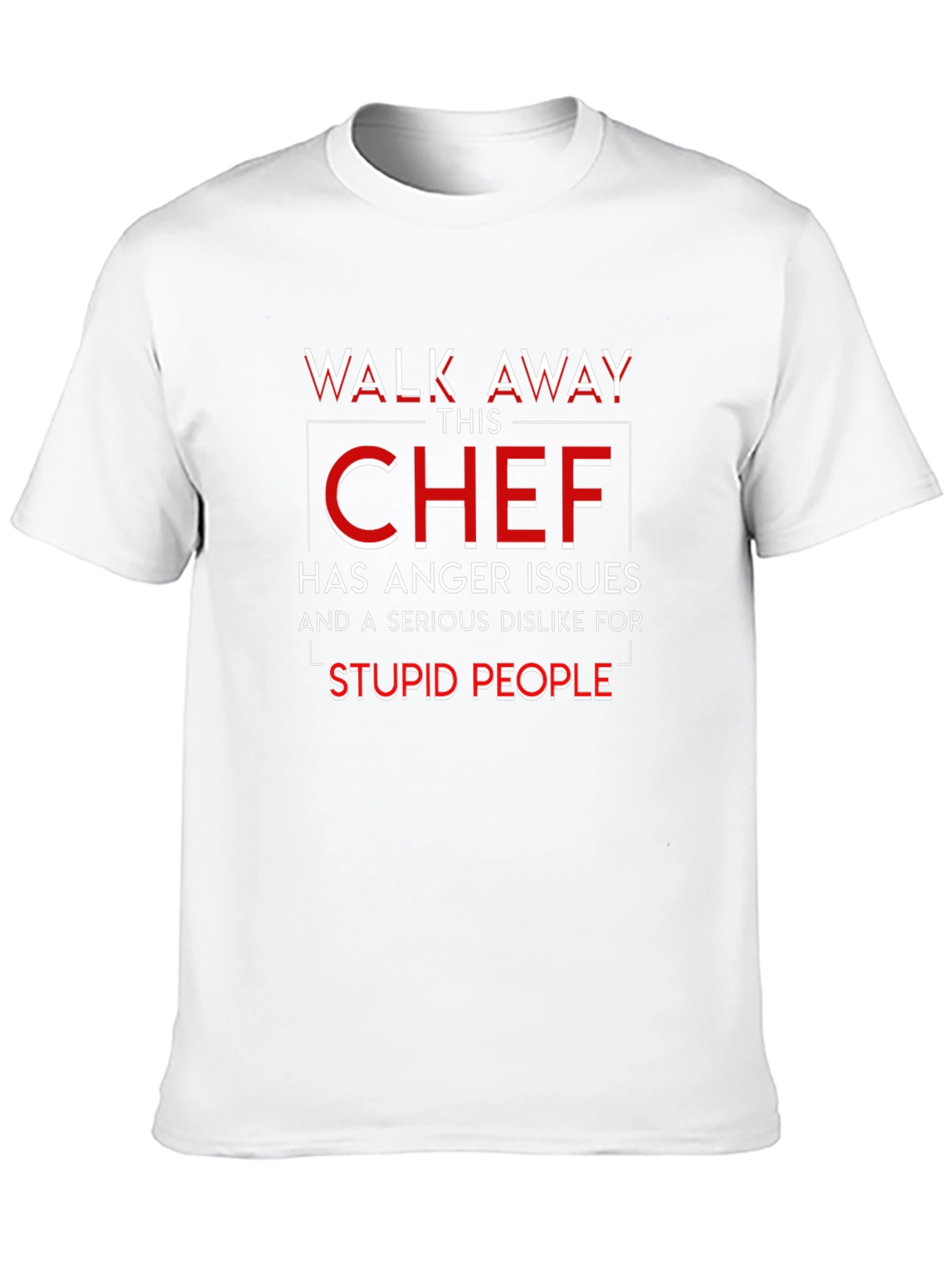 Walk Away This Chef Anger Issues T-Shirt