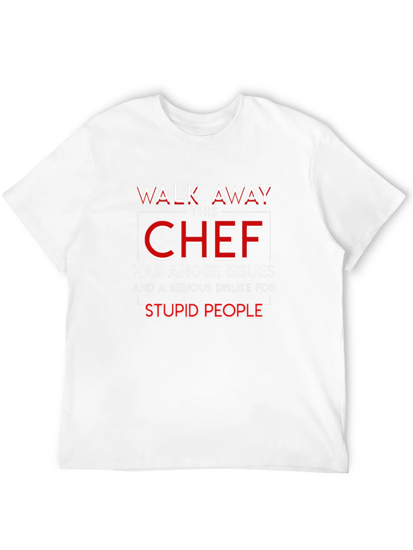 Walk Away This Chef Anger Issues T-Shirt