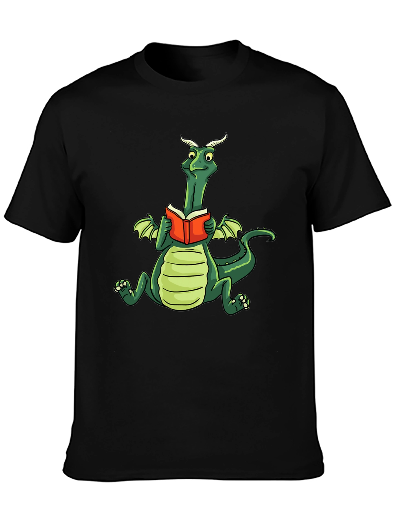 Dragon Reading Book T-Shirt