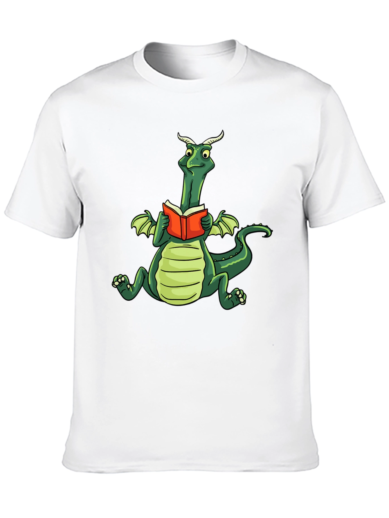 Dragon Reading Book T-Shirt