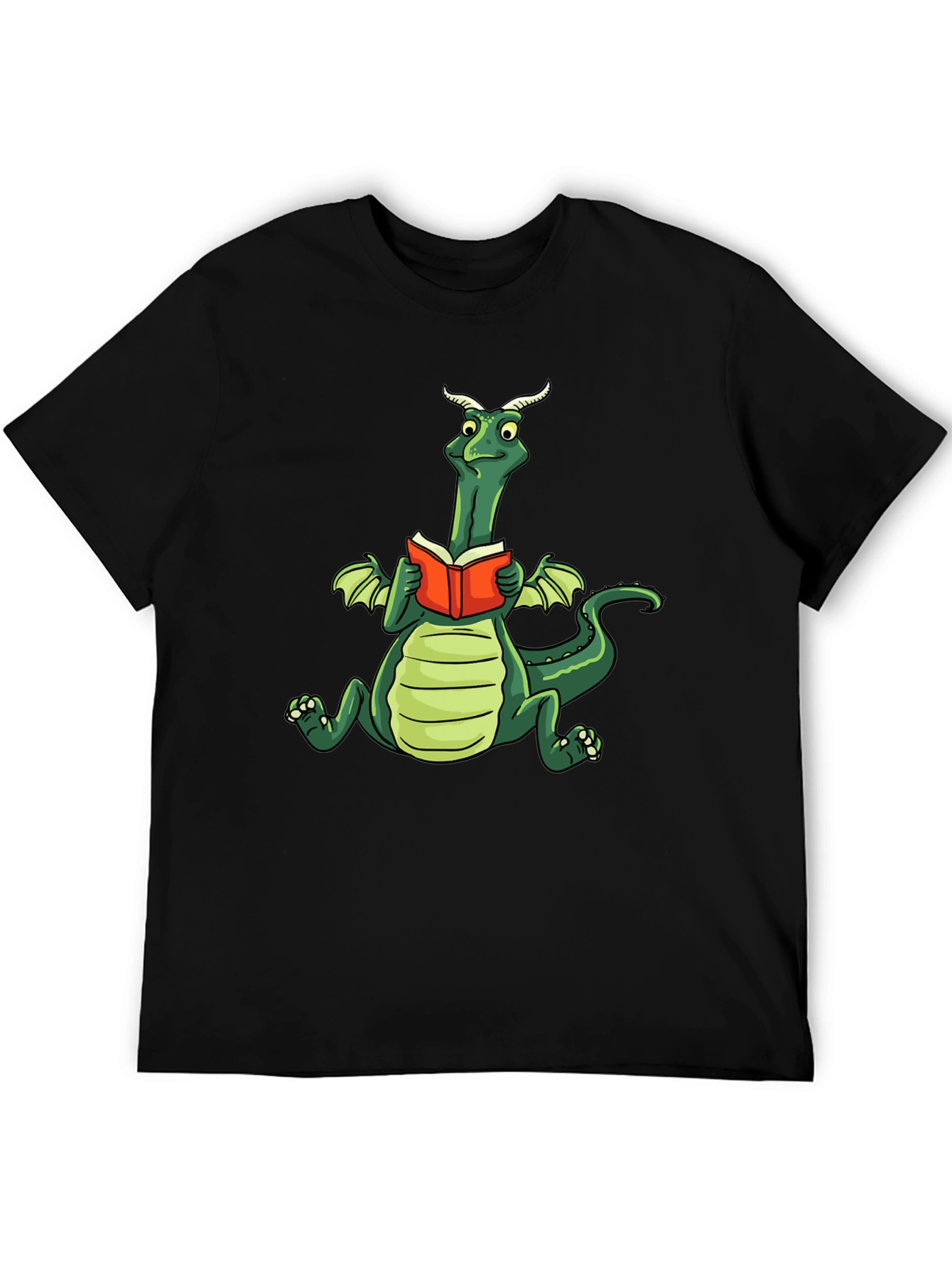 Dragon Reading Book T-Shirt
