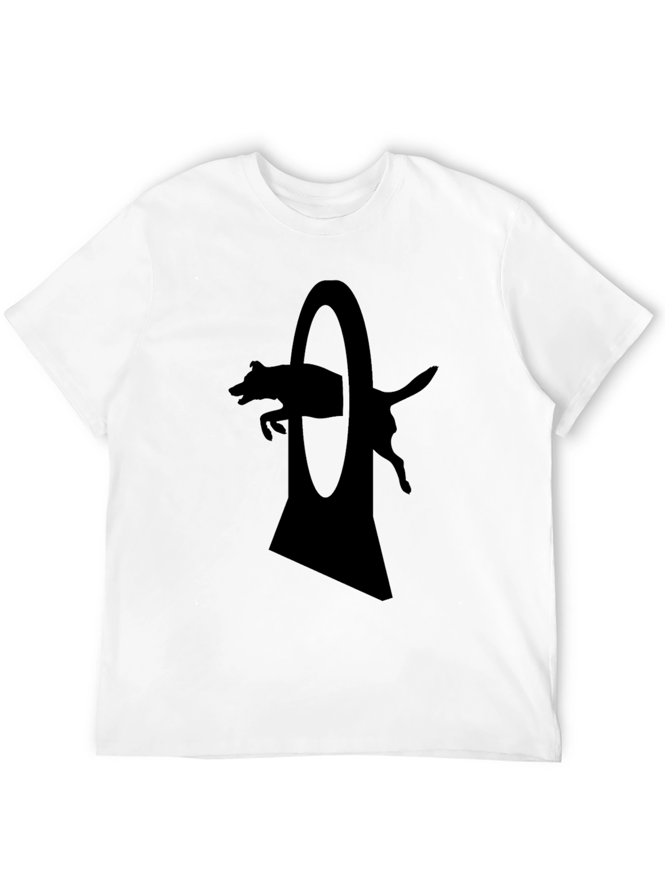 Dog Agility T-Shirt - Silhouette Design