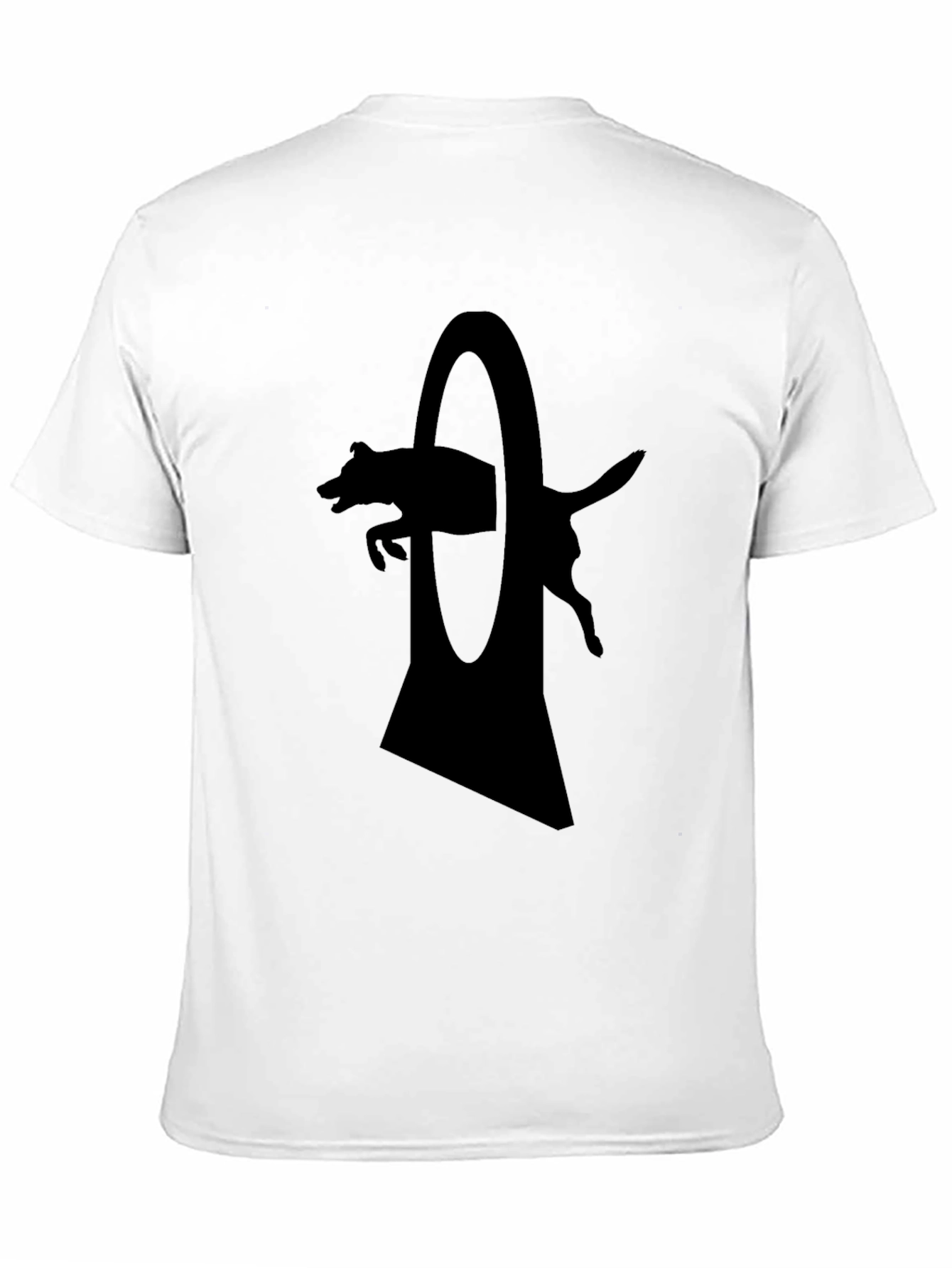 Dog Agility T-Shirt - Silhouette Design