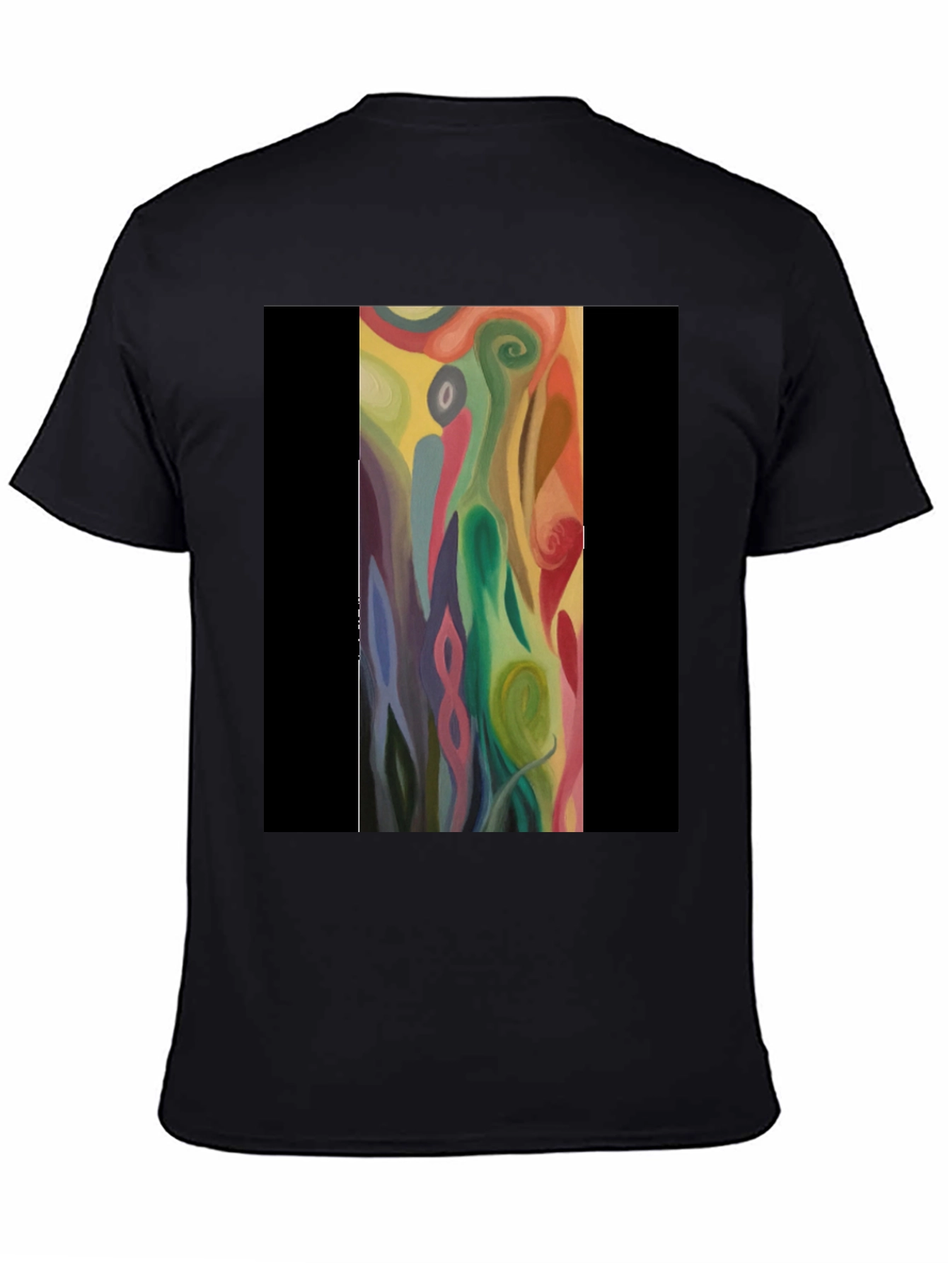 Abstract Art Print Tee - Unique Style