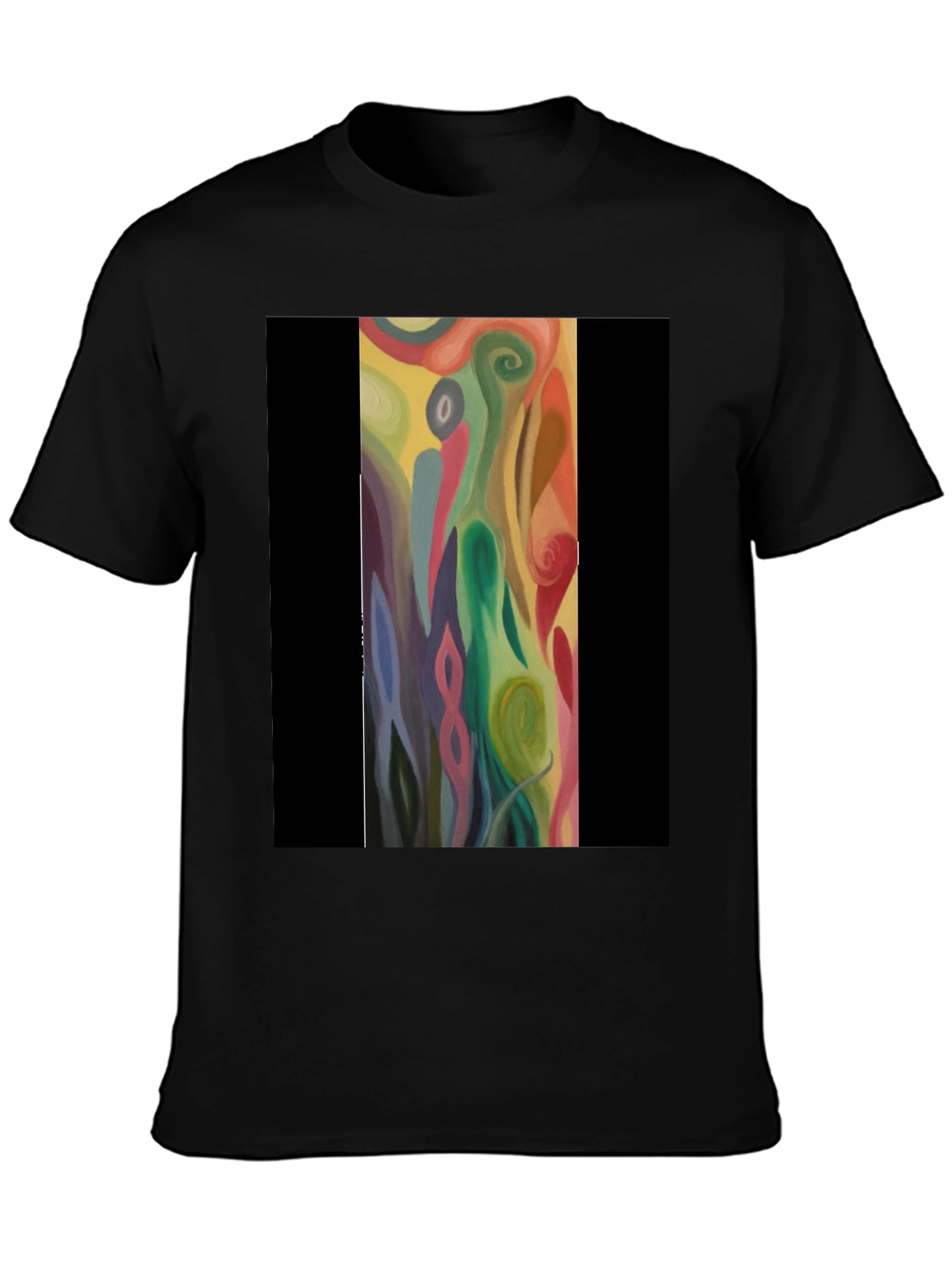 Abstract Art Print Tee - Unique Style