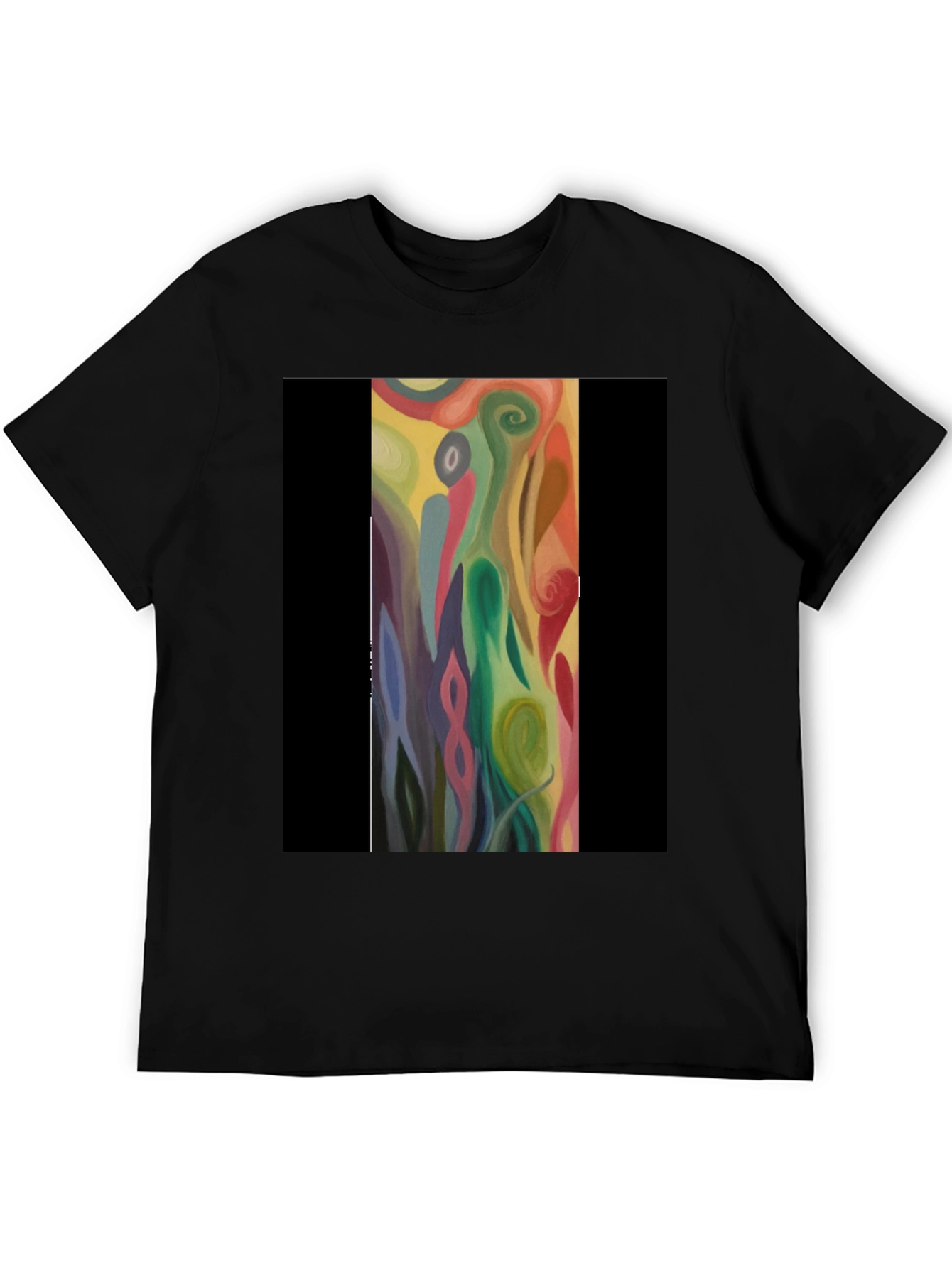 Abstract Art Print Tee - Unique Style