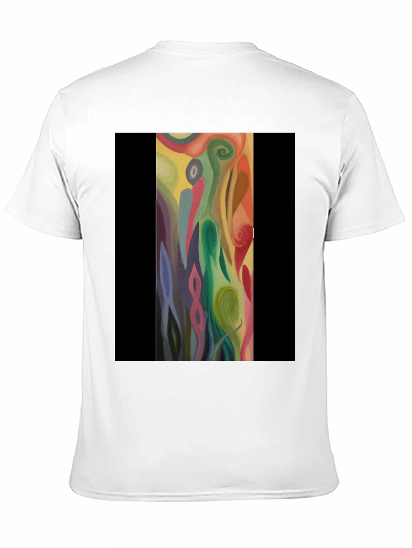 Abstract Art Print Tee - Unique Style