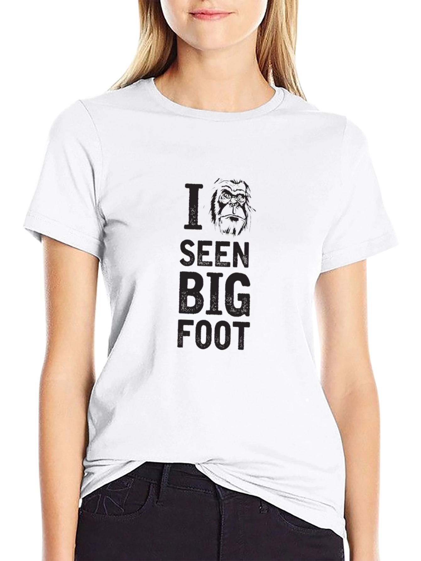 I Seen Bigfoot Graphic T-Shirt - Novelty Tee