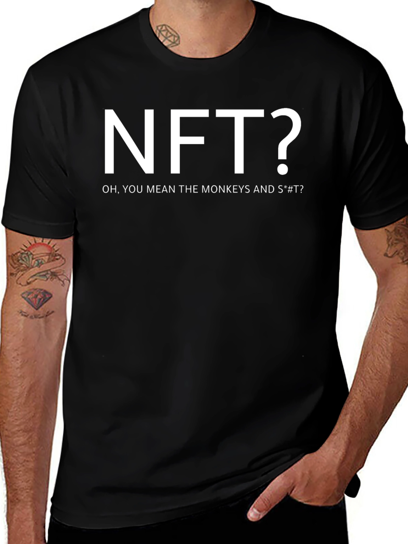NFT? Funny S*#T Monkeys T-Shirt