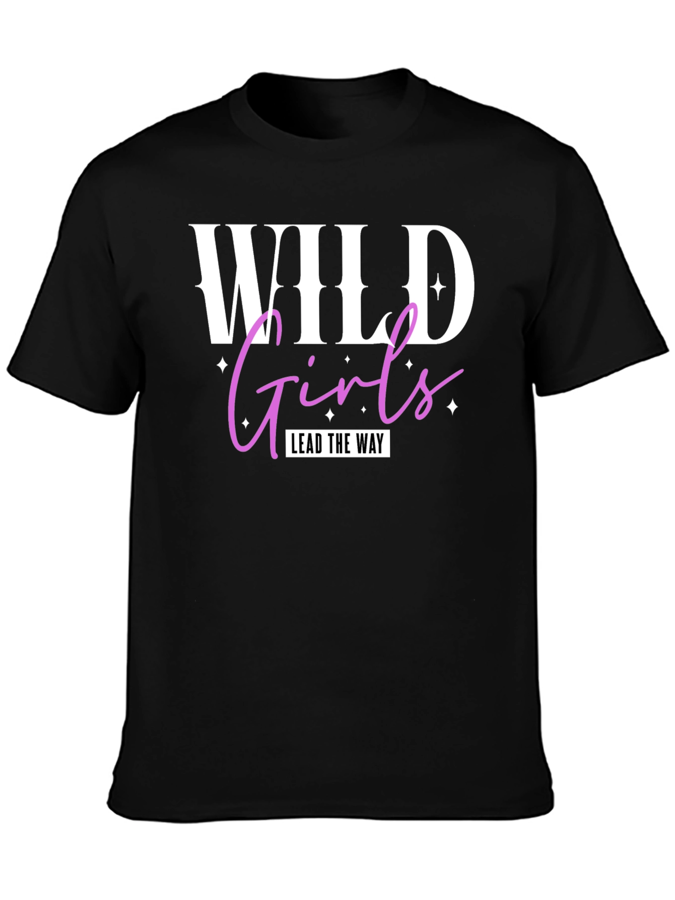Wild Girls Tee - Lead The Way - Black