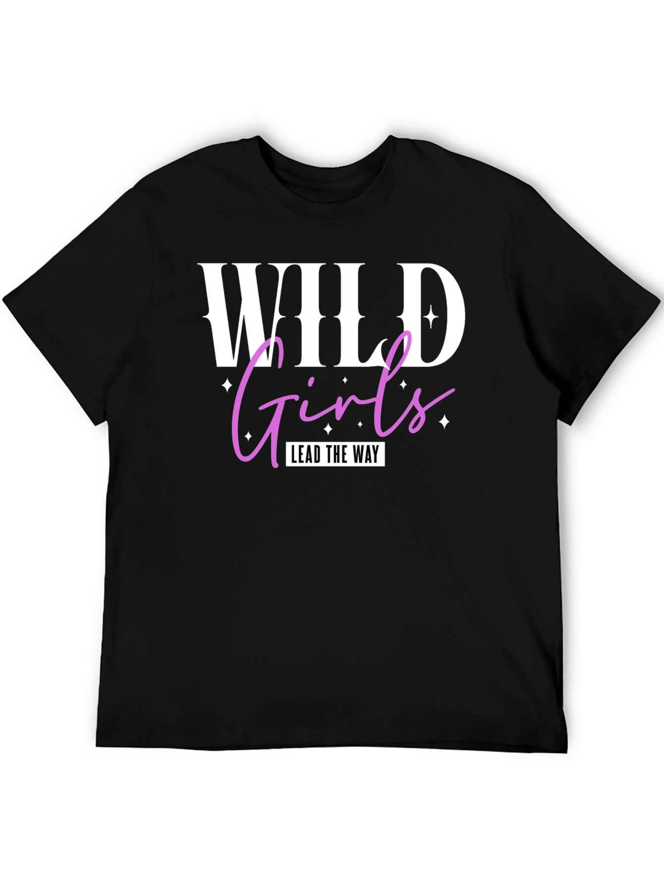 Wild Girls Tee - Lead The Way - Black