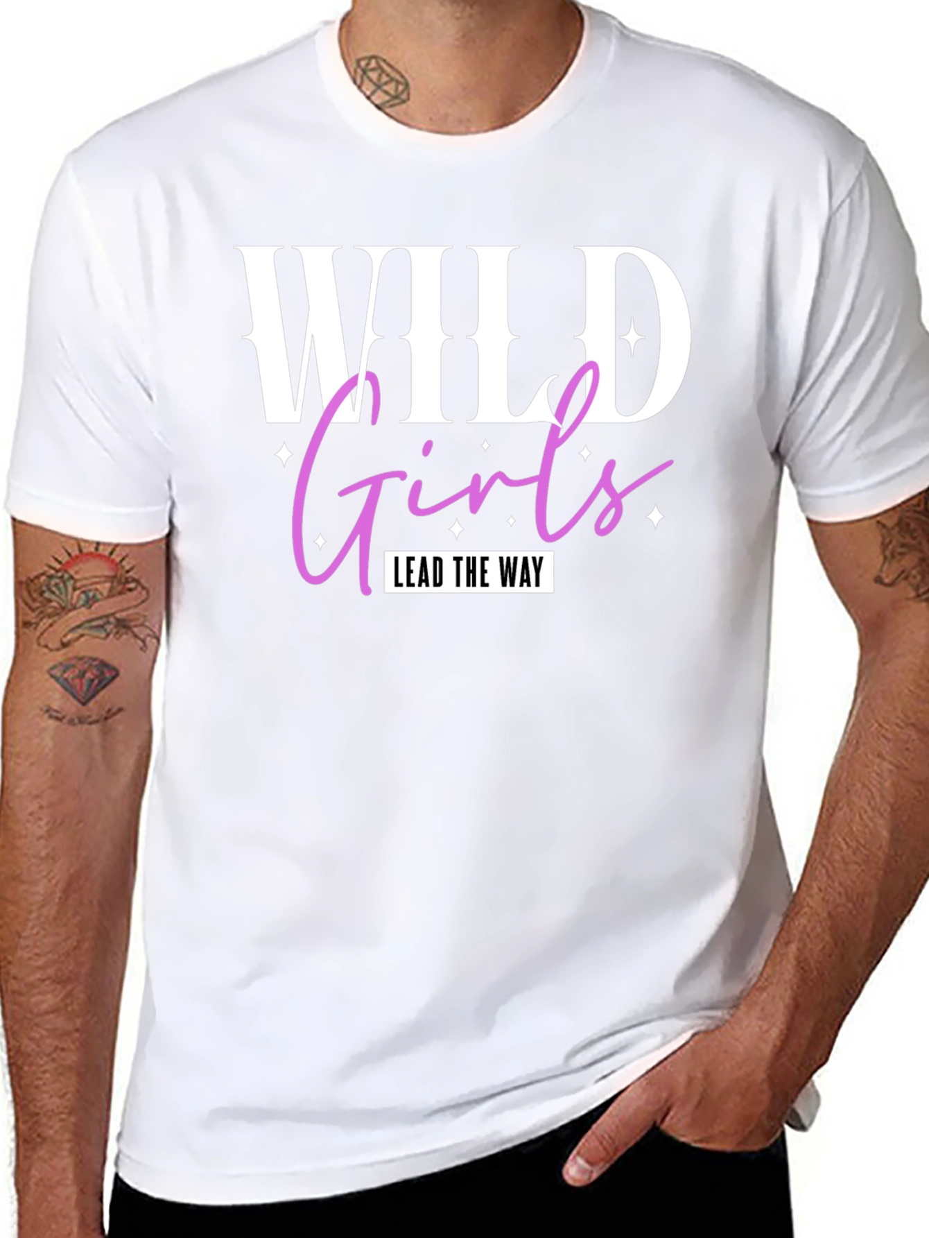 Wild Girls Tee - Lead The Way - Black