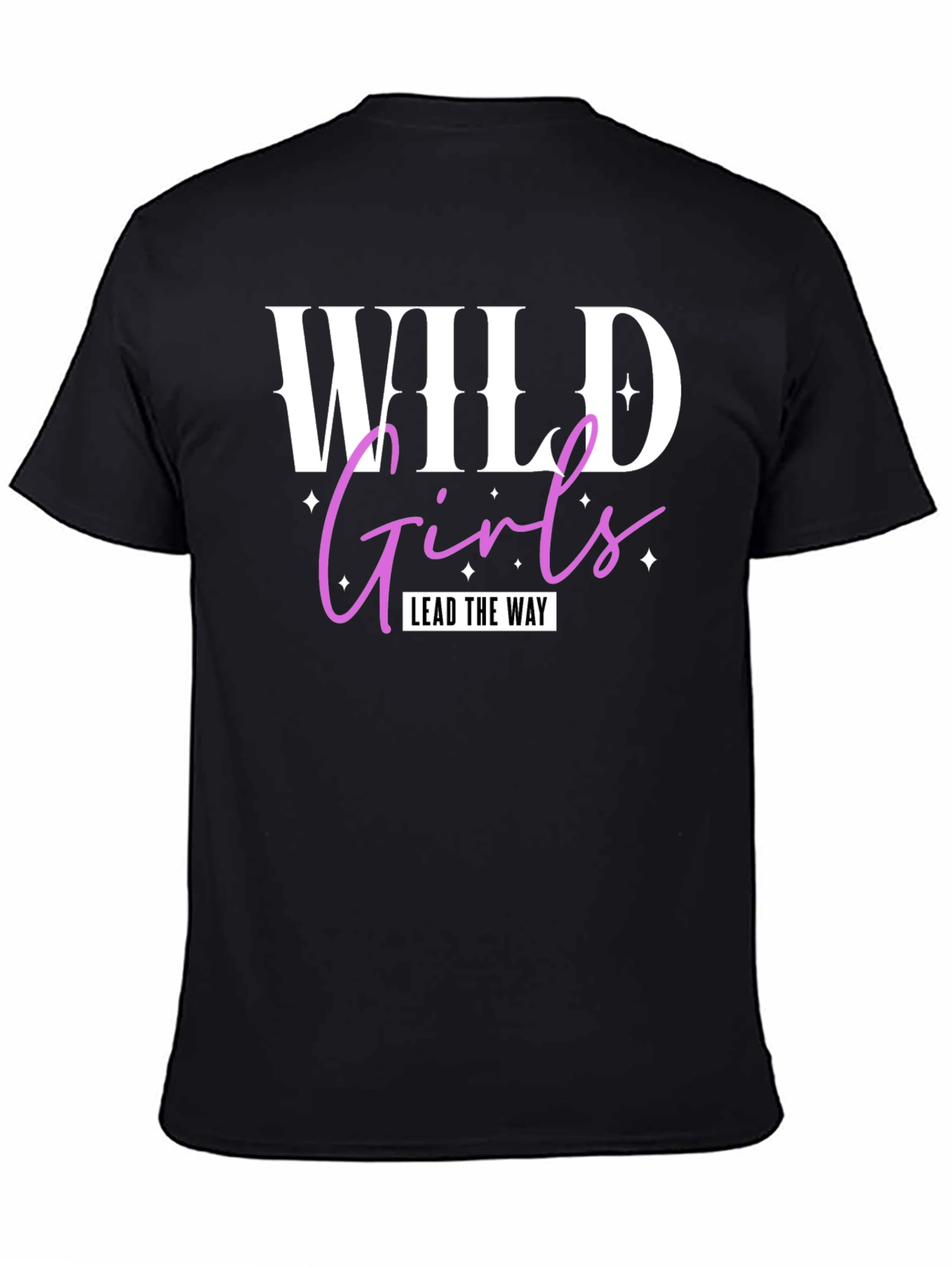Wild Girls Tee - Lead The Way - Black