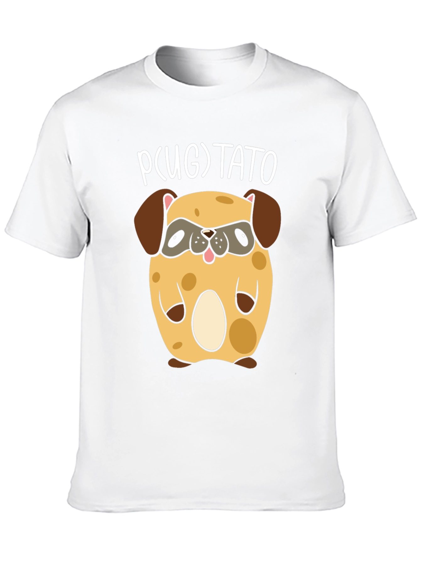 Pugtato T-Shirt - Cute Pug Potato Graphic Tee