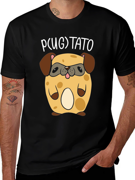 Pugtato T-Shirt - Cute Pug Potato Graphic Tee