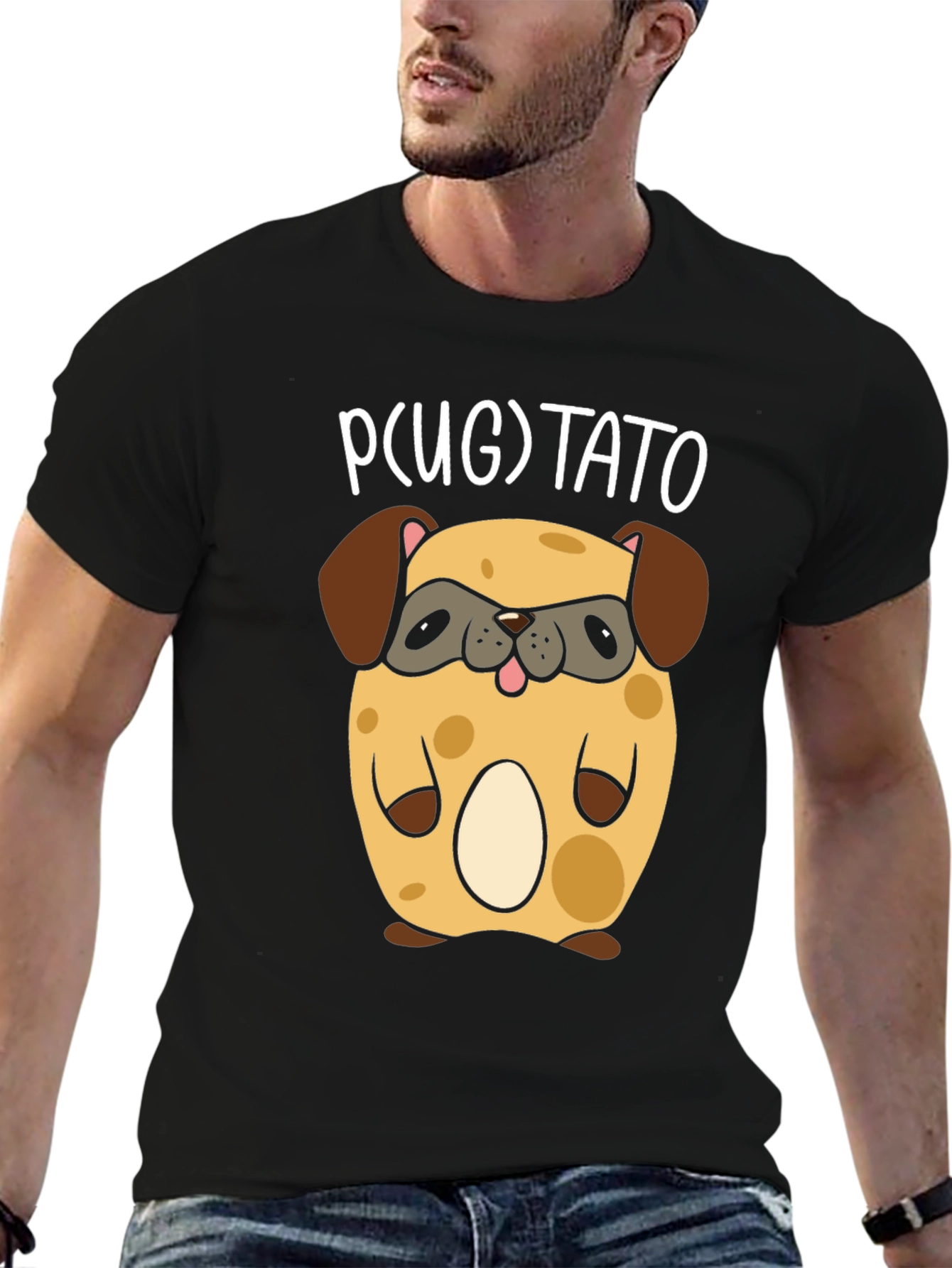 Pugtato T-Shirt - Cute Pug Potato Graphic Tee