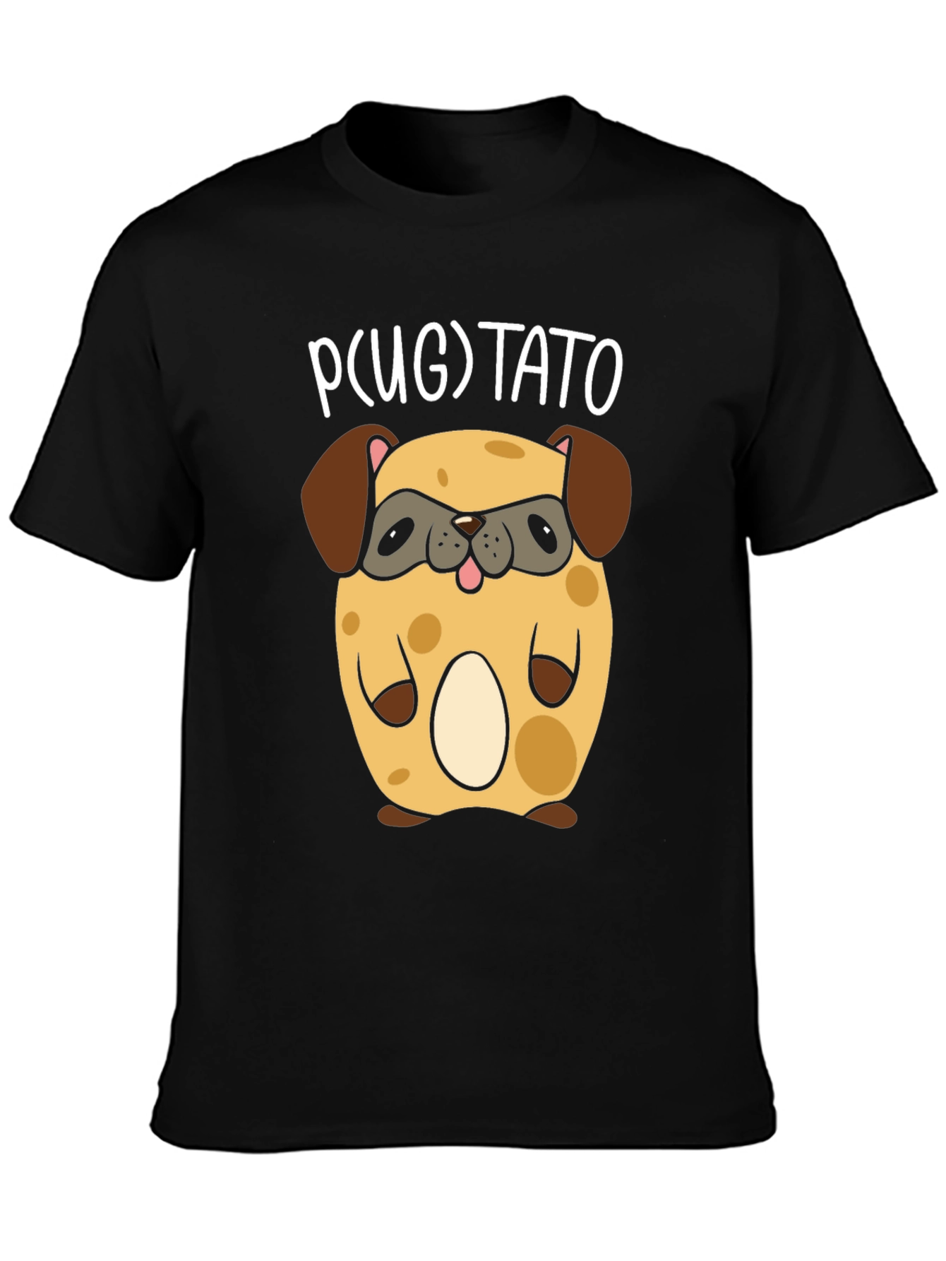 Pugtato T-Shirt - Cute Pug Potato Graphic Tee
