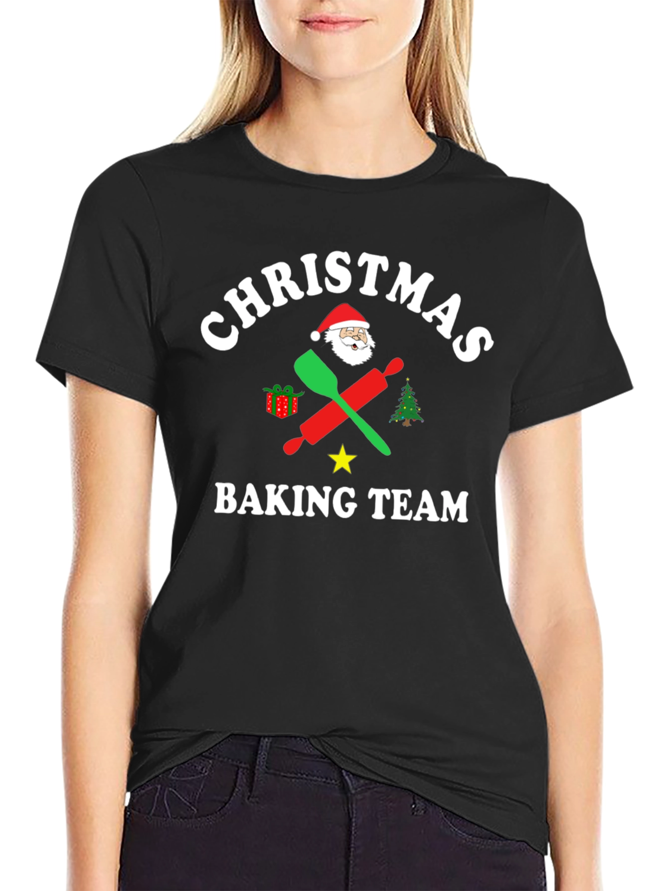 Christmas Baking Team Graphic T-Shirt