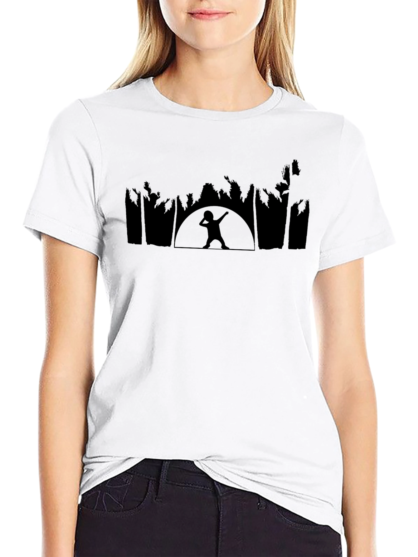 Black Dab Silhouette Graphic Tee