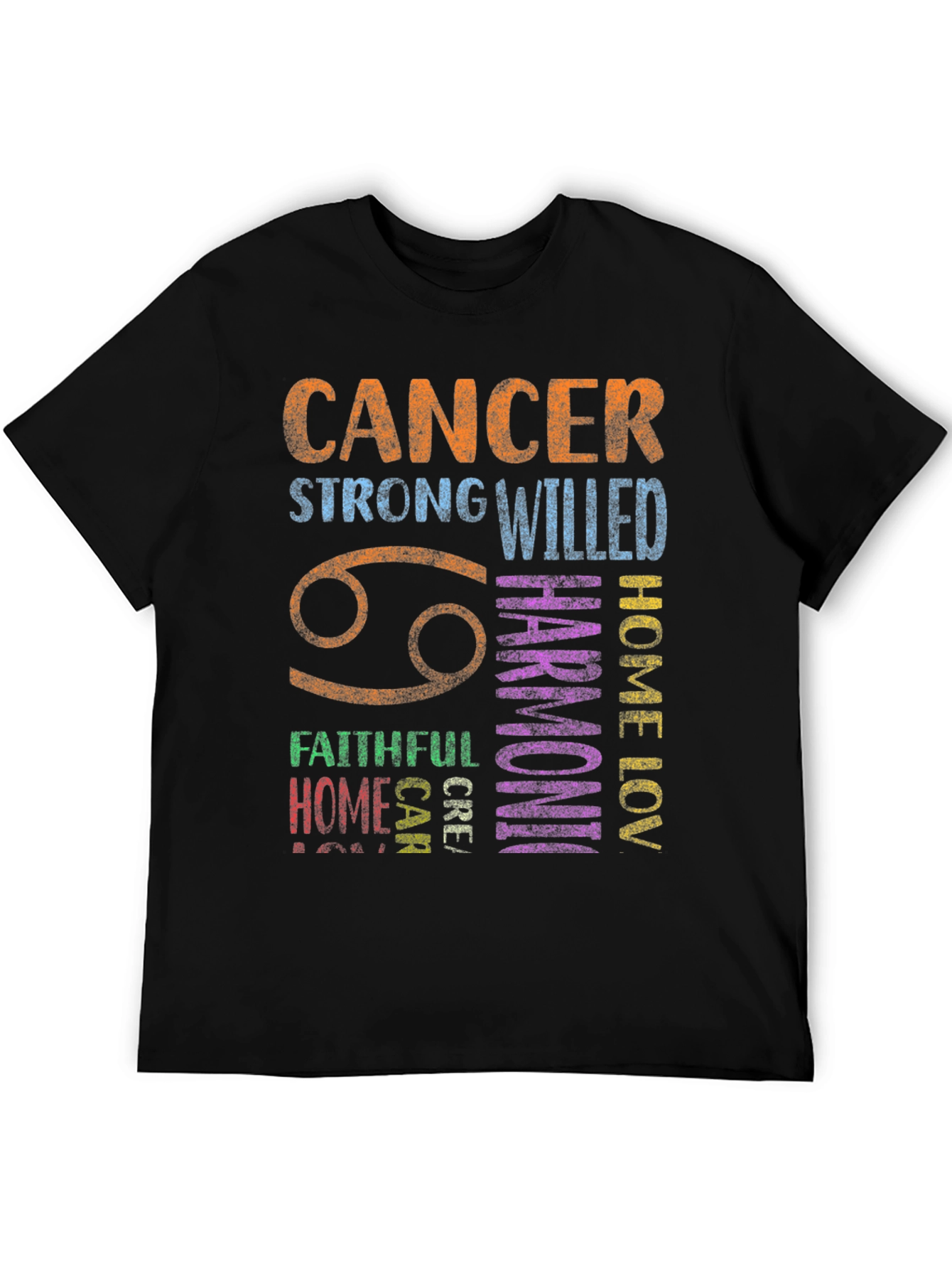 Cancer Zodiac Graphic T-Shirt Astrology Sign Tee