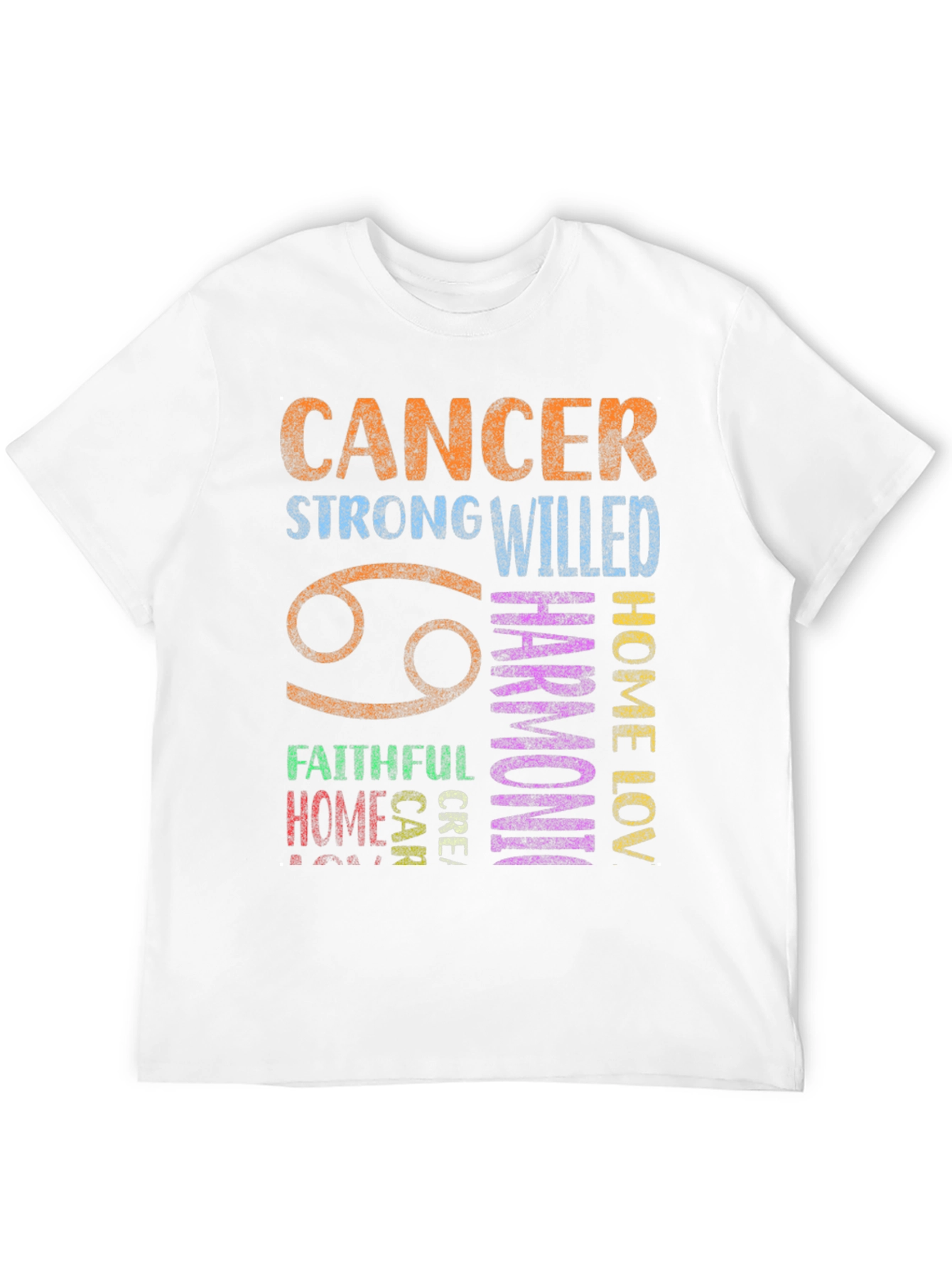 Cancer Zodiac Graphic T-Shirt Astrology Sign Tee