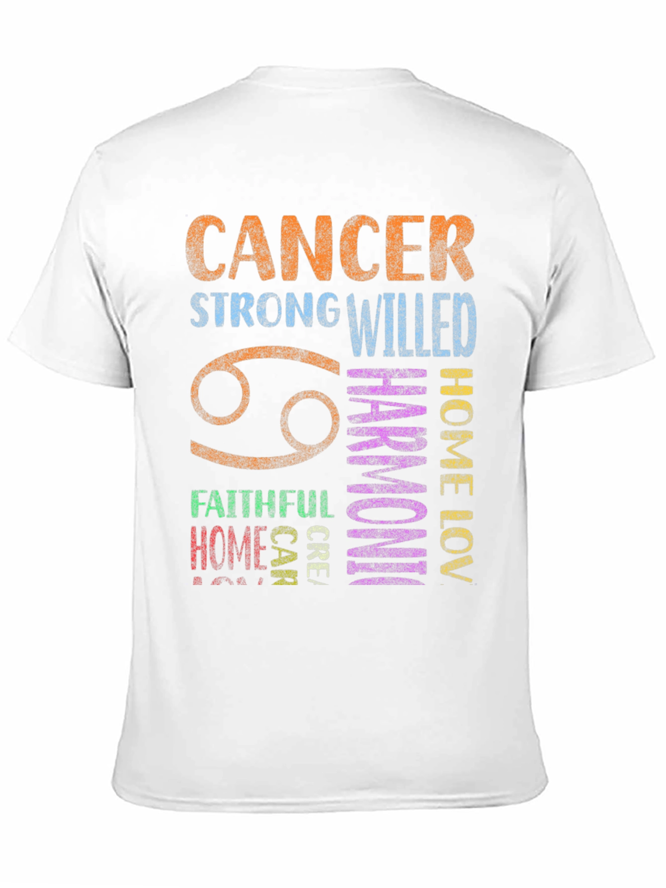 Cancer Zodiac Graphic T-Shirt Astrology Sign Tee