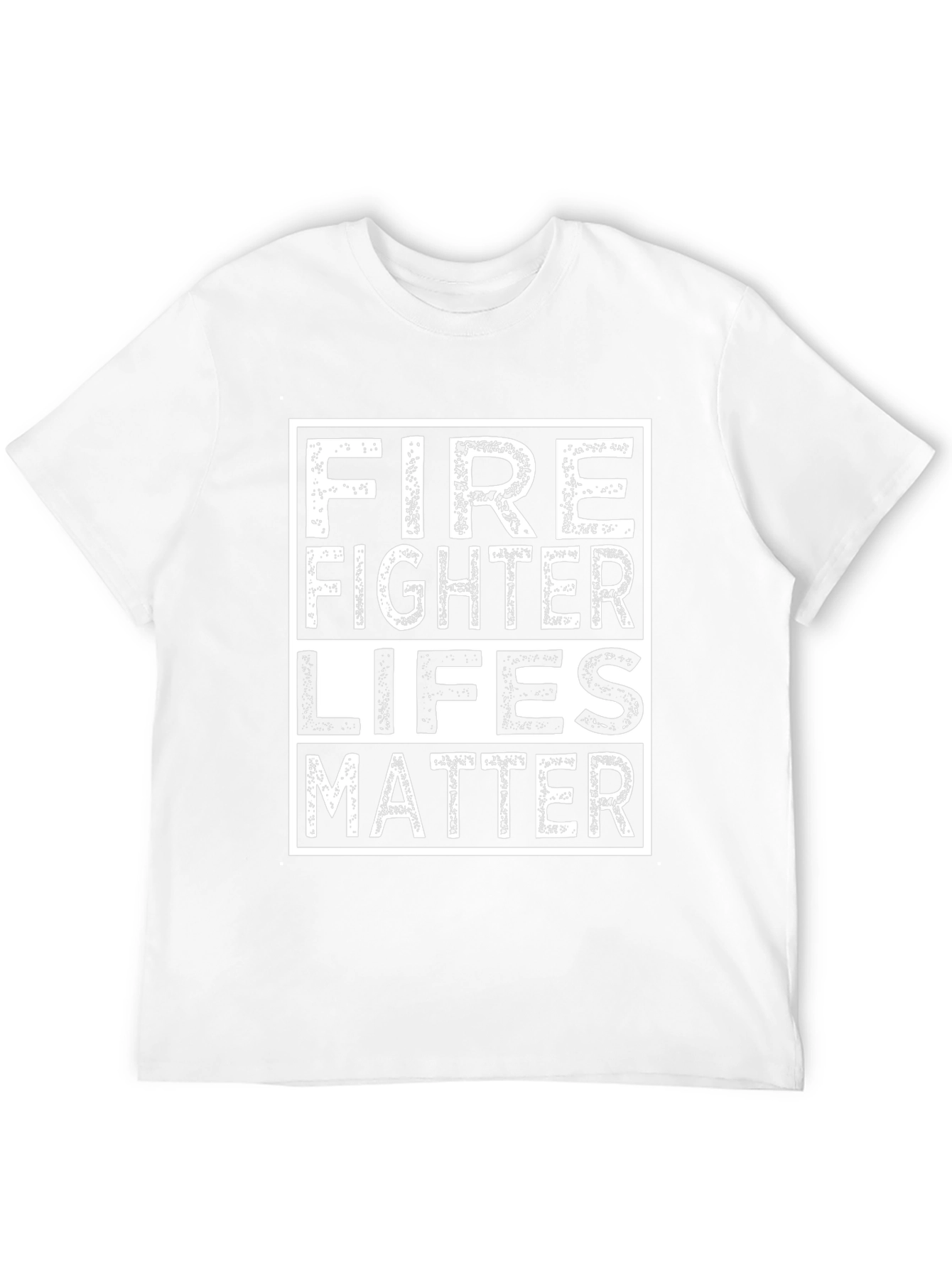 Firefighter Lives Matter T-Shirt - Black Cotton Tee