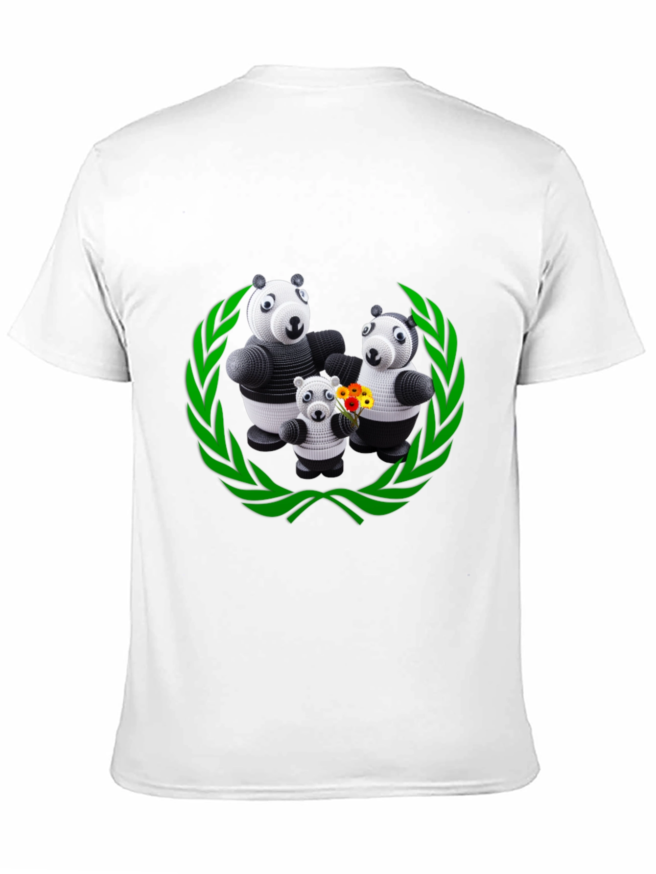 Panda Family Graphic Tee