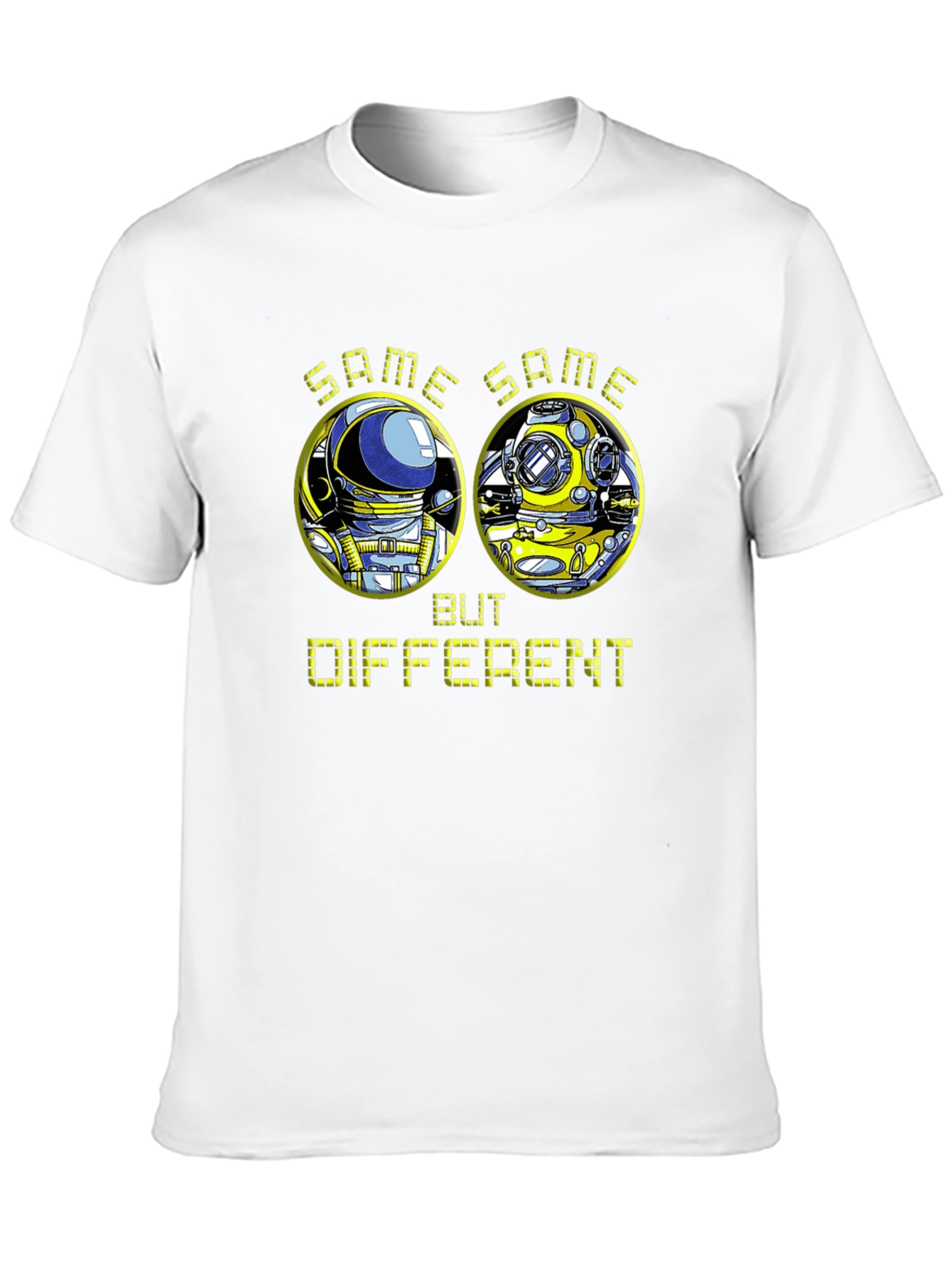 Same Same But Different Diver vs Astronaut T-Shirt